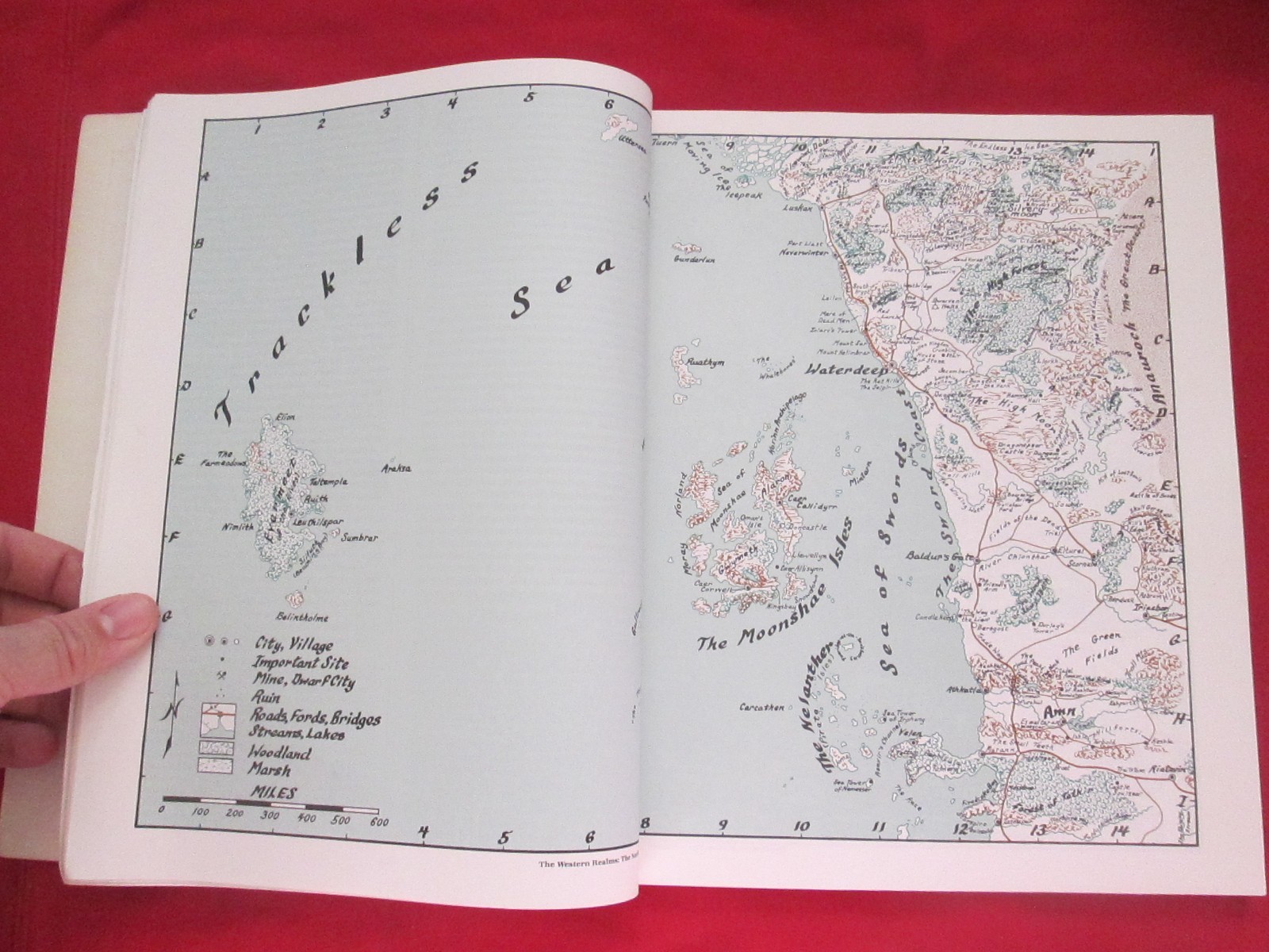 The Forgotten Realms Atlas by Karen Wynn Fonstad TSR