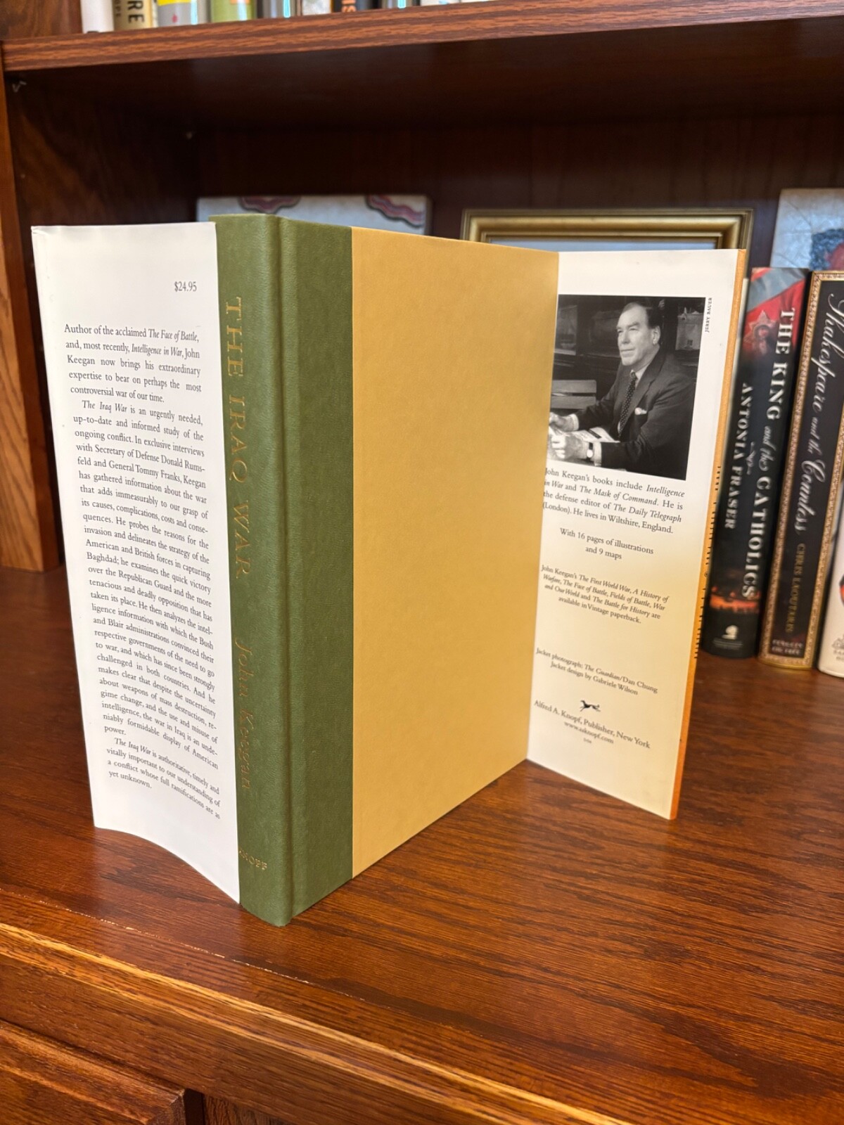 The Iraq War. John Keegan. 1st HC Ptg. Knopf 2004 Fine Unread