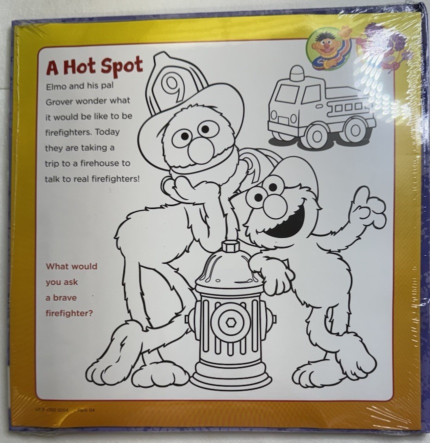 Sesame Street ELMO’S LEARNING ADVENTURE My A & B Story Book Vol 4 Sealed NIP