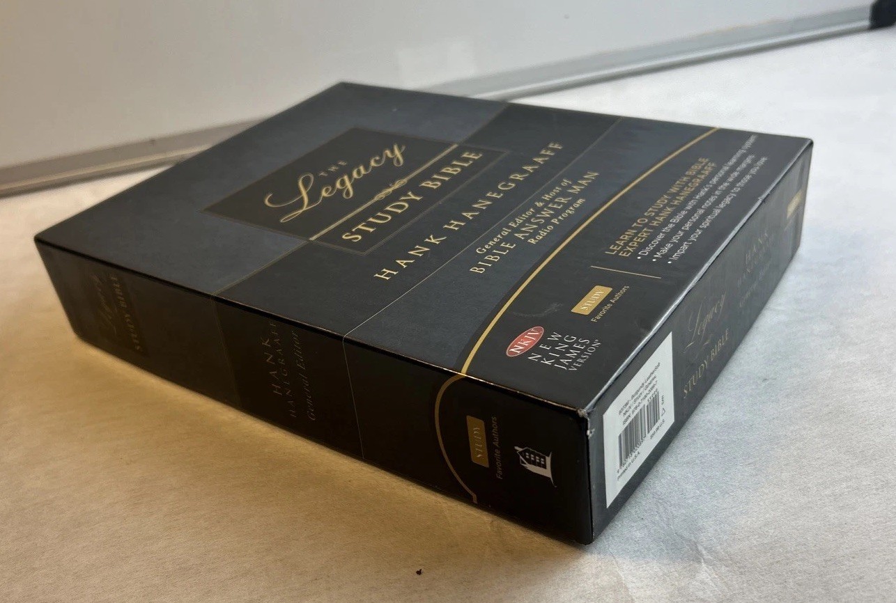 The Legacy Study Bible: New King James Version, Brown Leatherh- Hank Hanegraaff