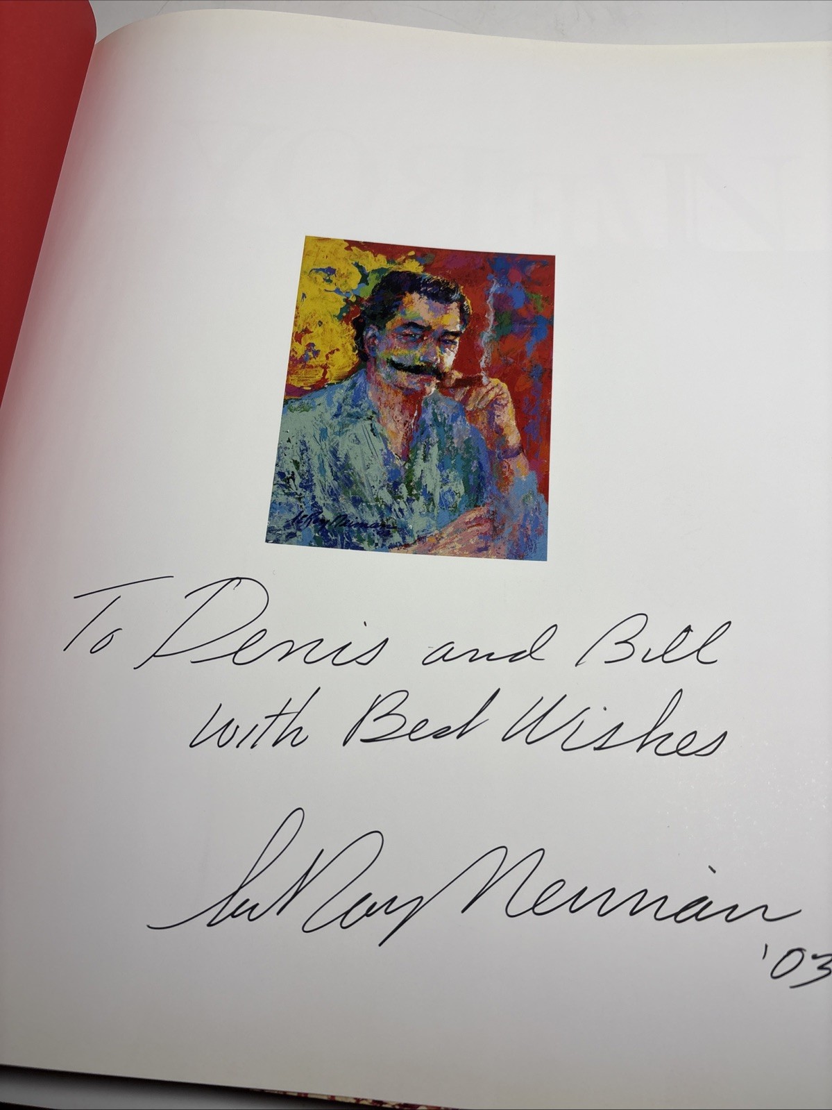 Leroy Neiman Five Decades By Leroy Neiman 2003 First Edition Hardcover Signed