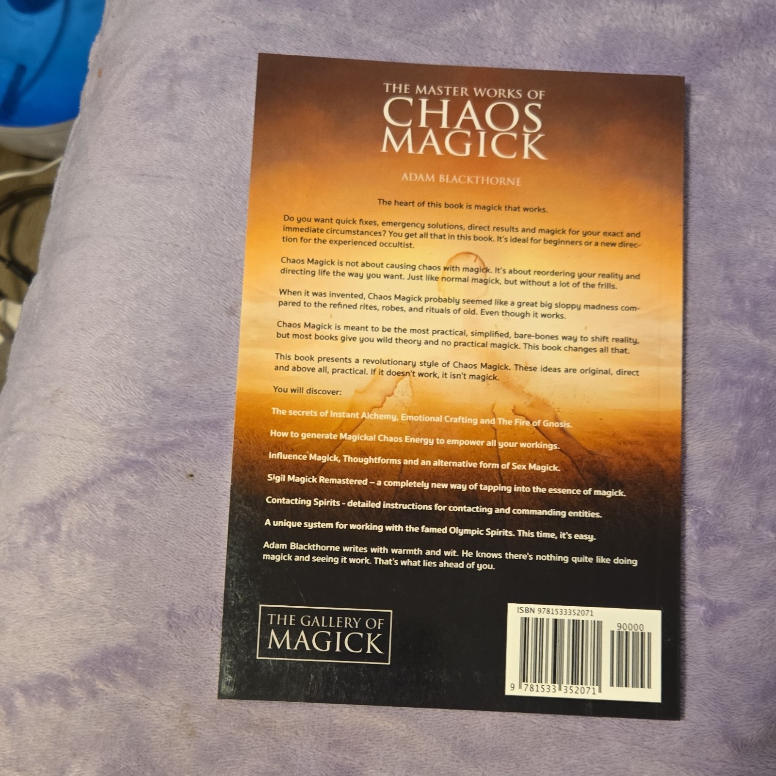 Adam Blackthorne Master Works of Chaos Magick Trade Paperback Magick Studies