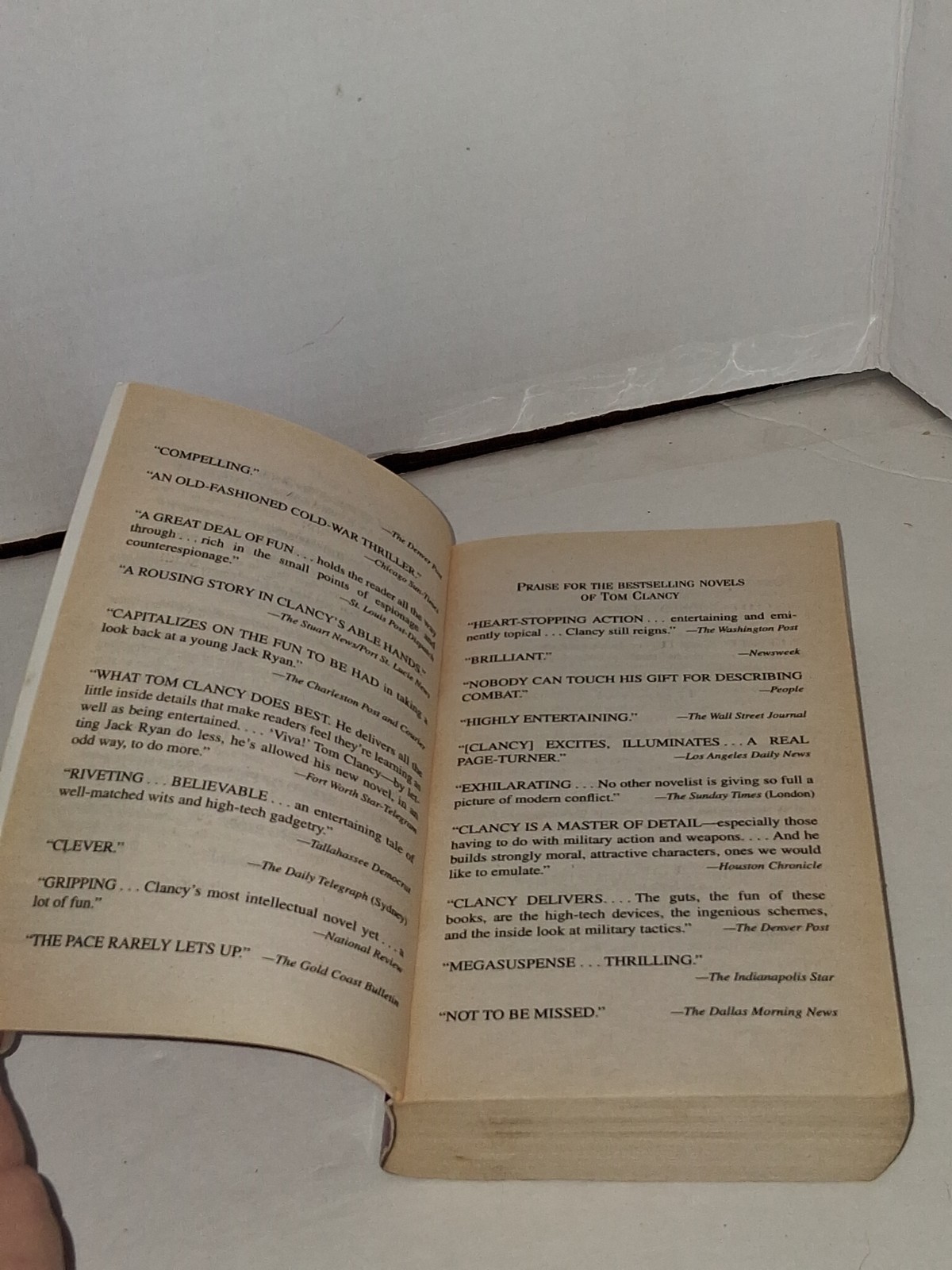 Red Rabbit Tom Clancy Paperback Jack Ryan 2003 – 636 pages