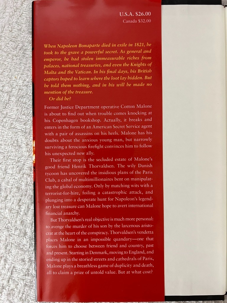 Steve Berry, Venetian Betrayal; Paris Vendetta; Emperor’s Tomb; King’s Deception