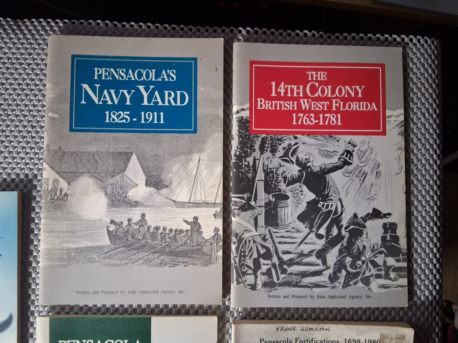 Lot of 5 SC Books Devoted to Pensacola Florida History, John Appleyard & Coleman