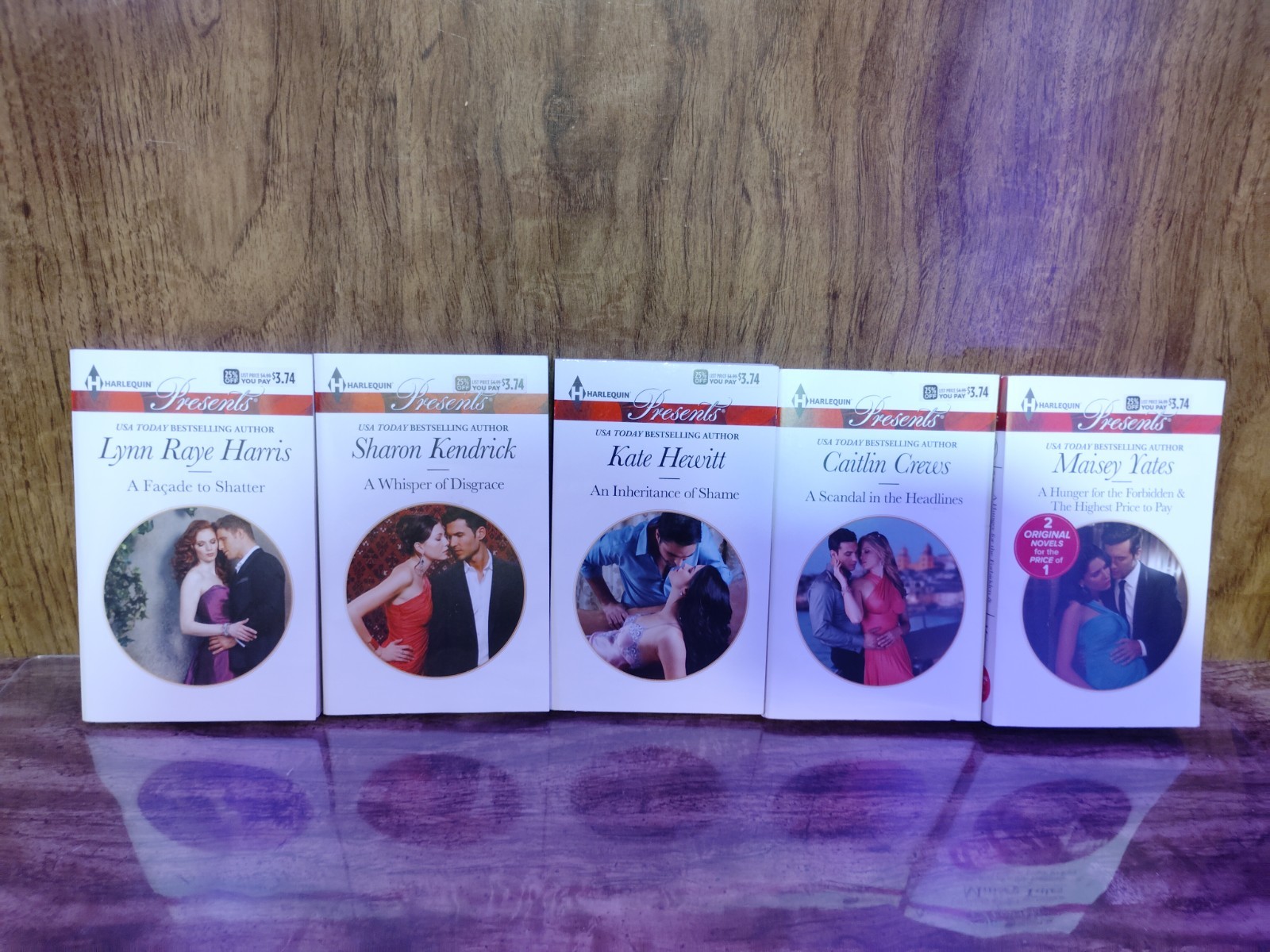 Lot 5 Harlequin Presents Sicily’s Corretti Dynasty Series PB Mixed Authors
