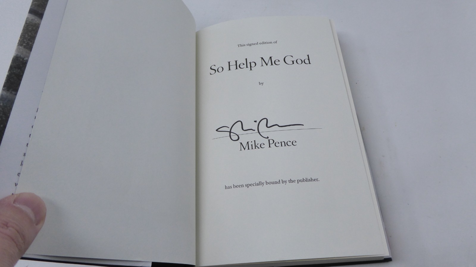 *SIGNED* So Help Me God by Mike Pence (2022, Hardcover)