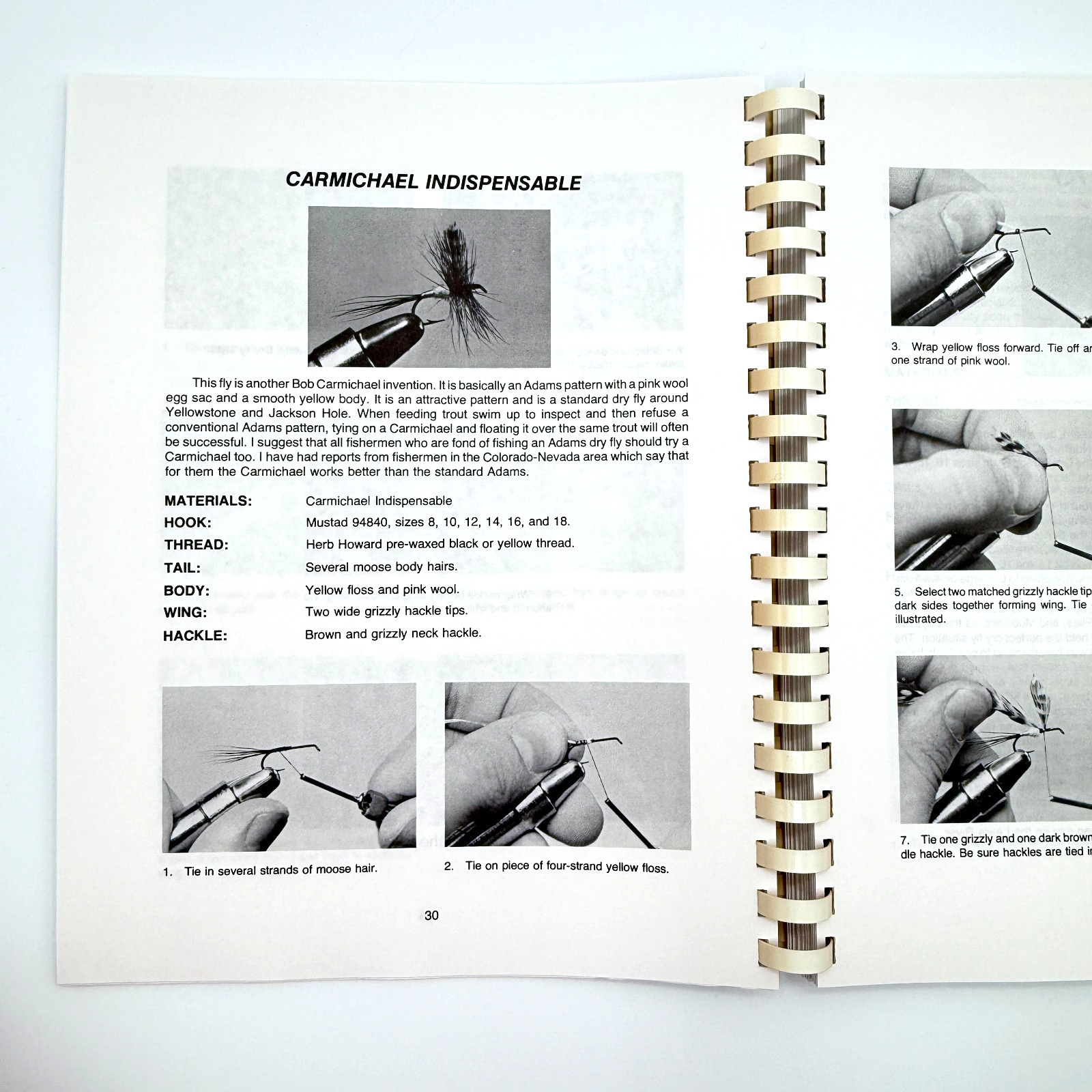 Jack Dennis Western Trout Fly Tying Manual Volume 1 Revised Edition 1991