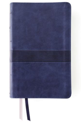 NIV, Student Bible, Personal Size, Leathersoft, Navy, Comfort Print by