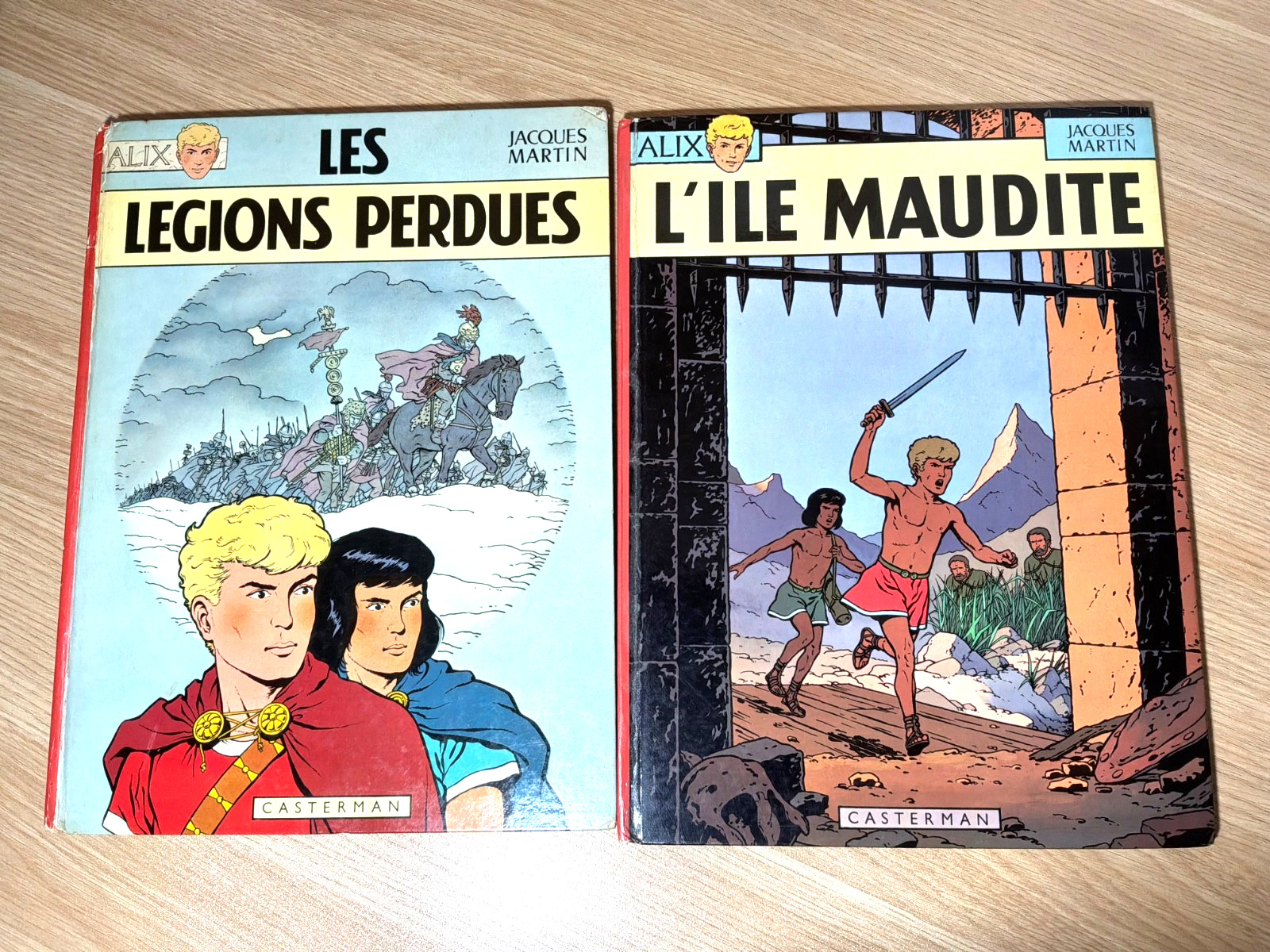 Les Aventures d’Alix bande dessinée 9-Volume Lot French Hardcover Vintage