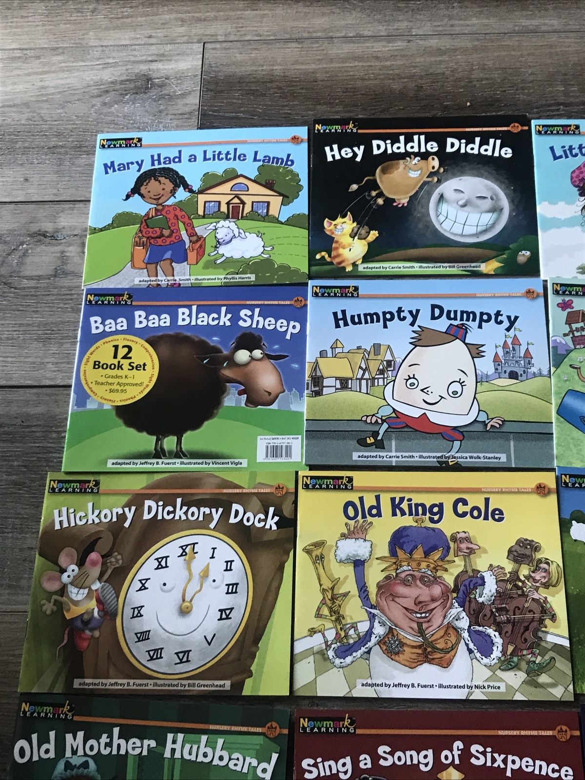 12 Newmark Learning Rising Readers Leveled Books Nursery Rhyme Tales