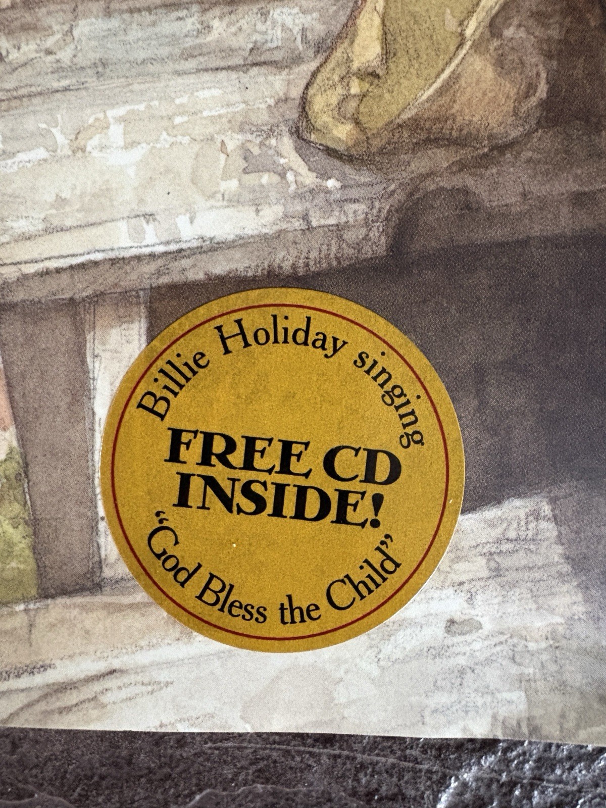 God Bless the Child by Billie Holiday and Arthur Herzog Jr. SIGNED Jerry Pinkney