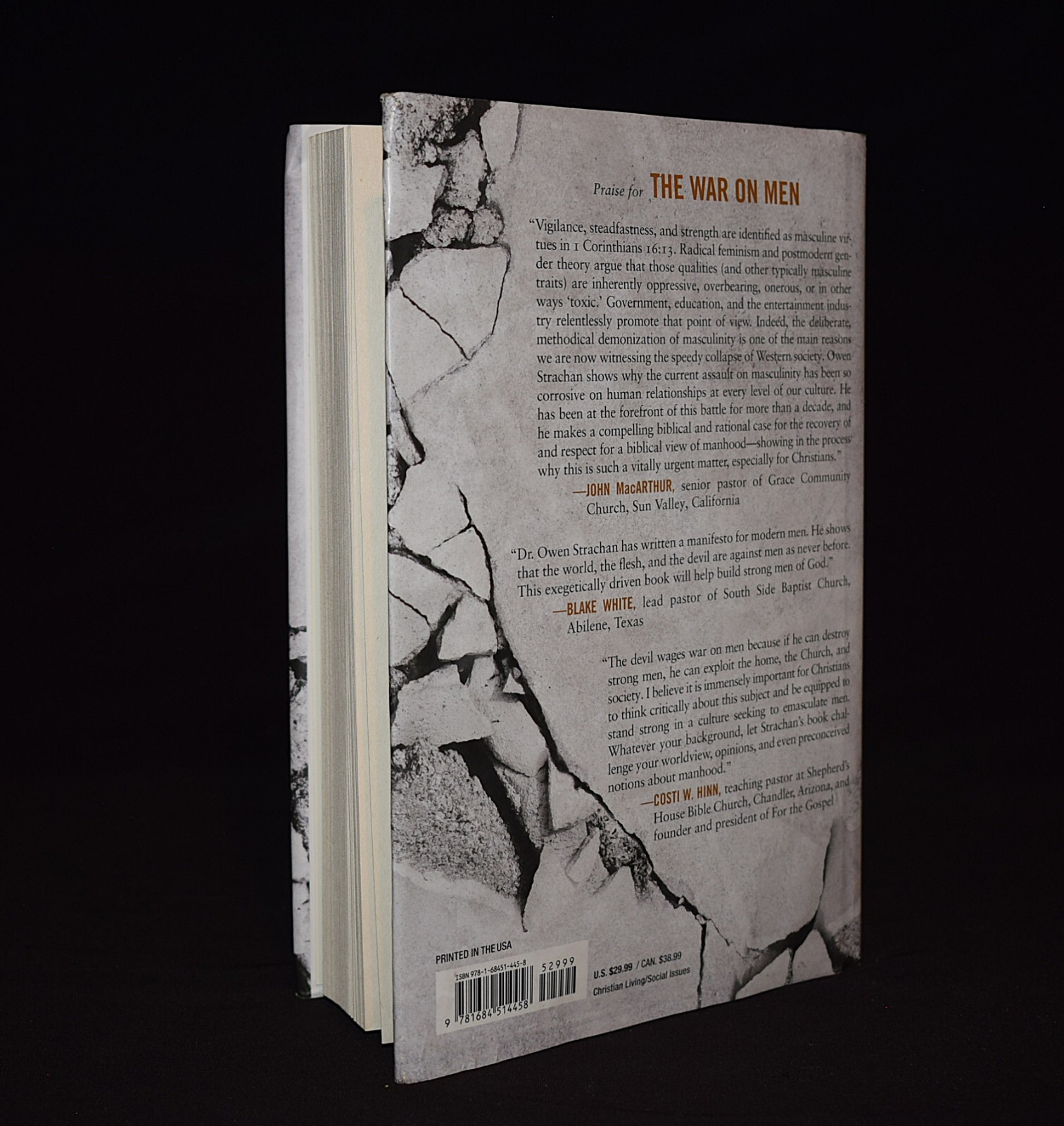 War on Men: Why Society Hates … by Owen Strachan ~ Pages 201 ~HC~W/Dust Jacket