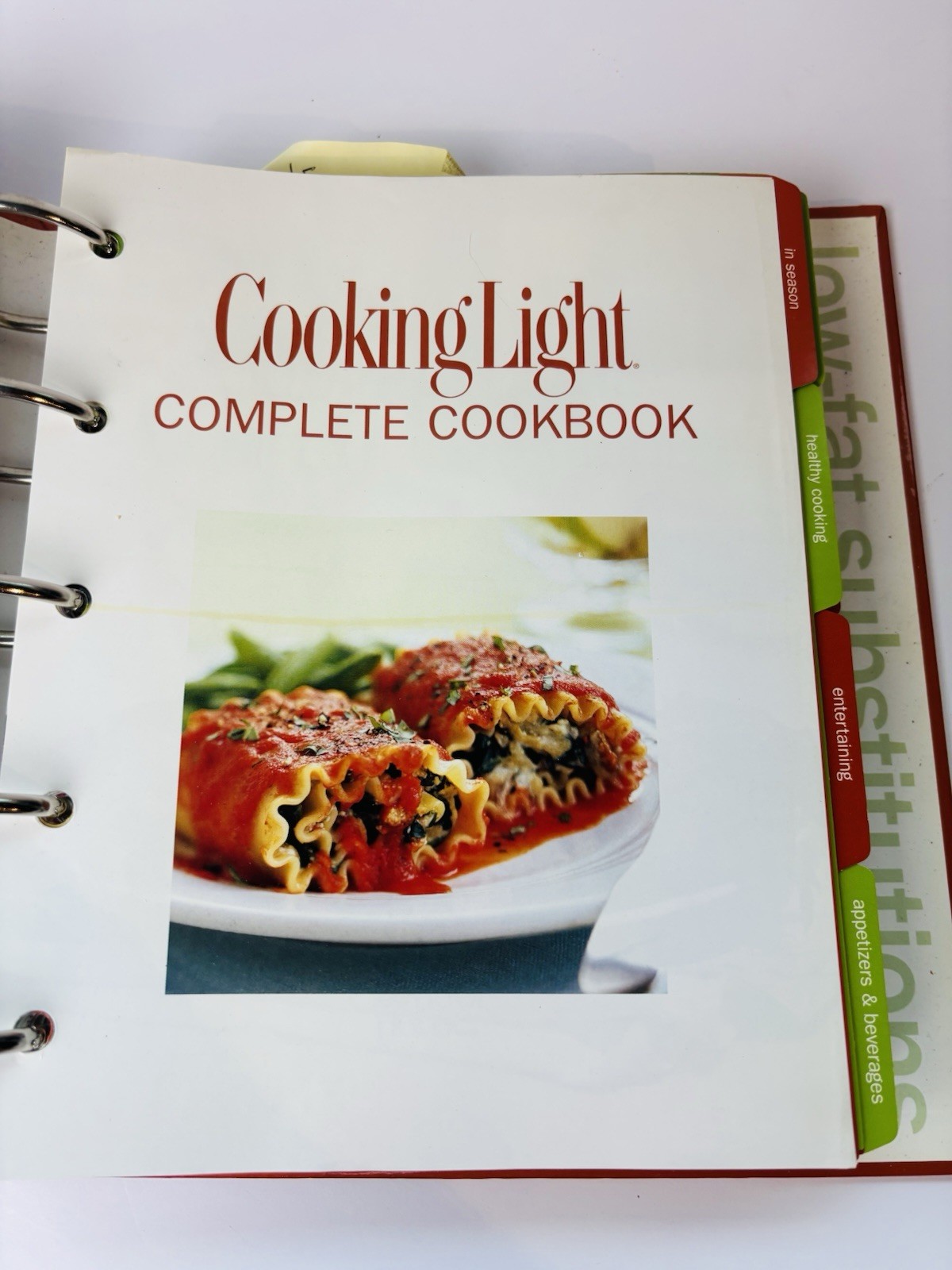 Cooking Light Complete Cookbook 2008 Oxmoor Bonus Interactive CD