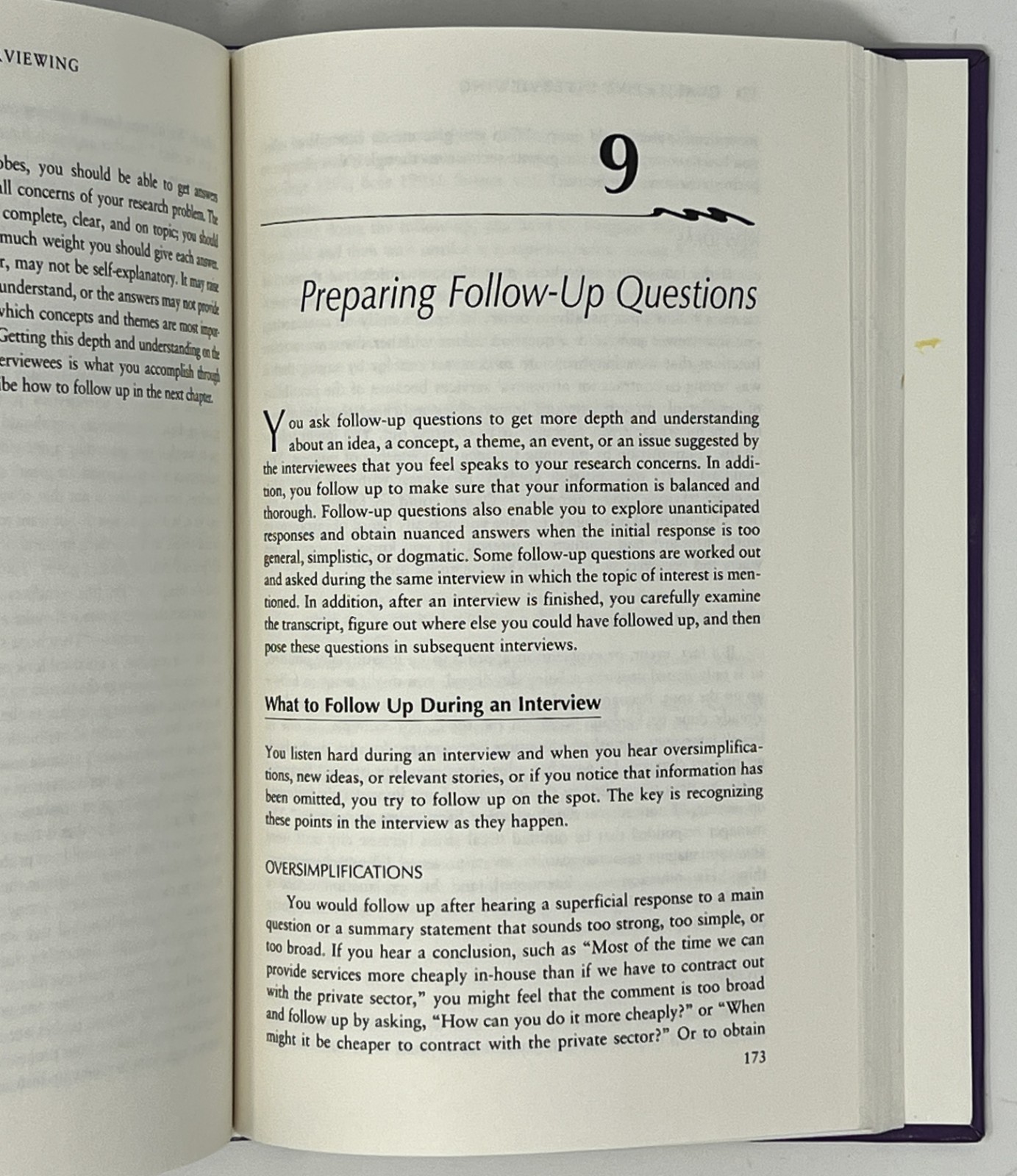 Qualitative Interviewing: 2nd Edition by Herbert & Irene Rubin – 2005 HC SAGE