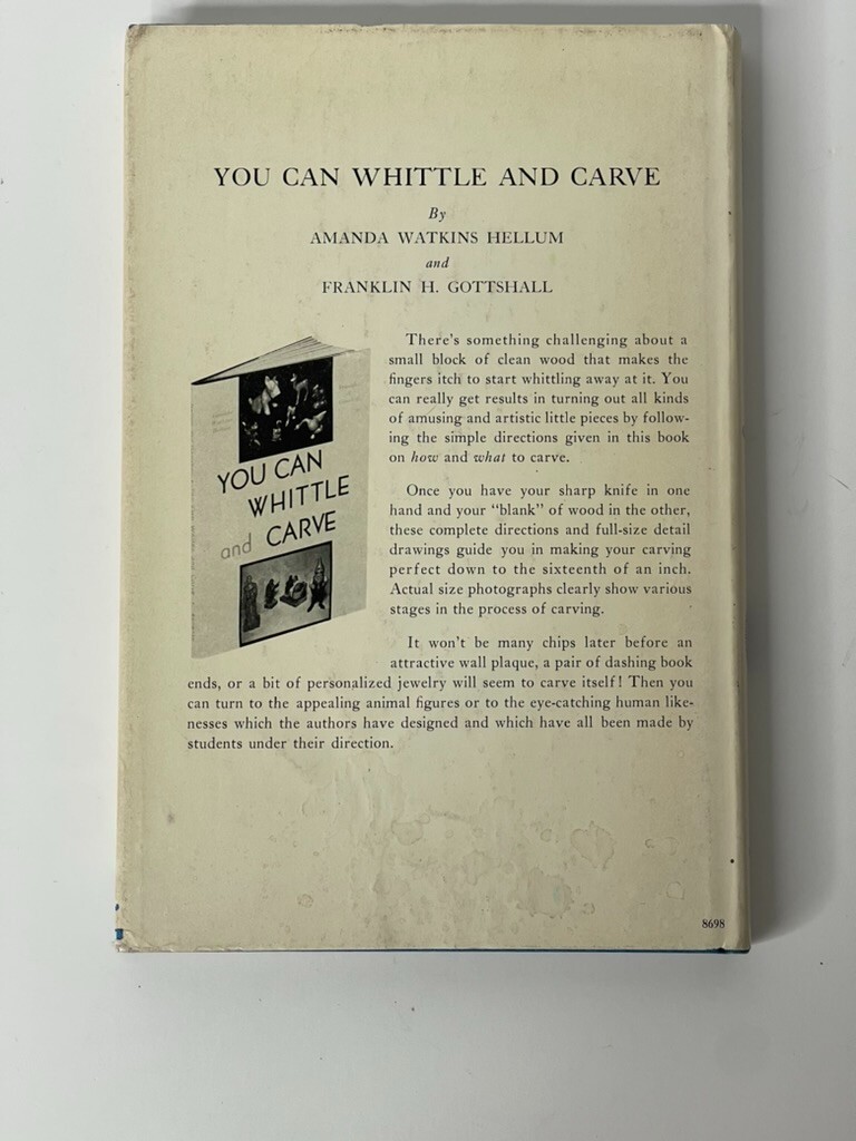 Bird Carving by Wendell Gilley, 1961. Hardcover Dust Jacket