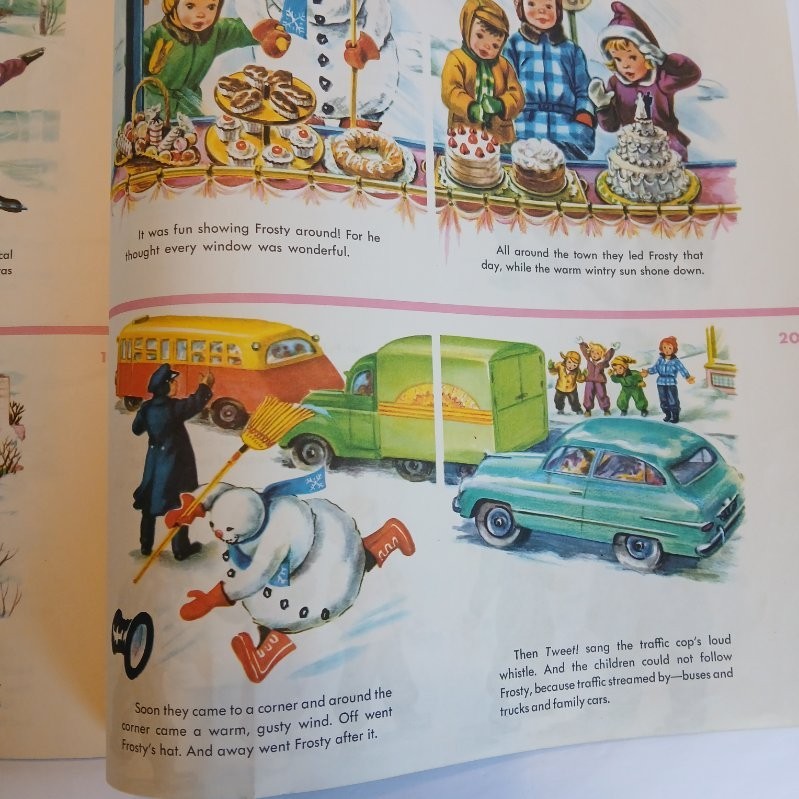 Vintage Uncut Pages-Golden Press Book 6 Christmas Stories Frosty, Rudolph & More
