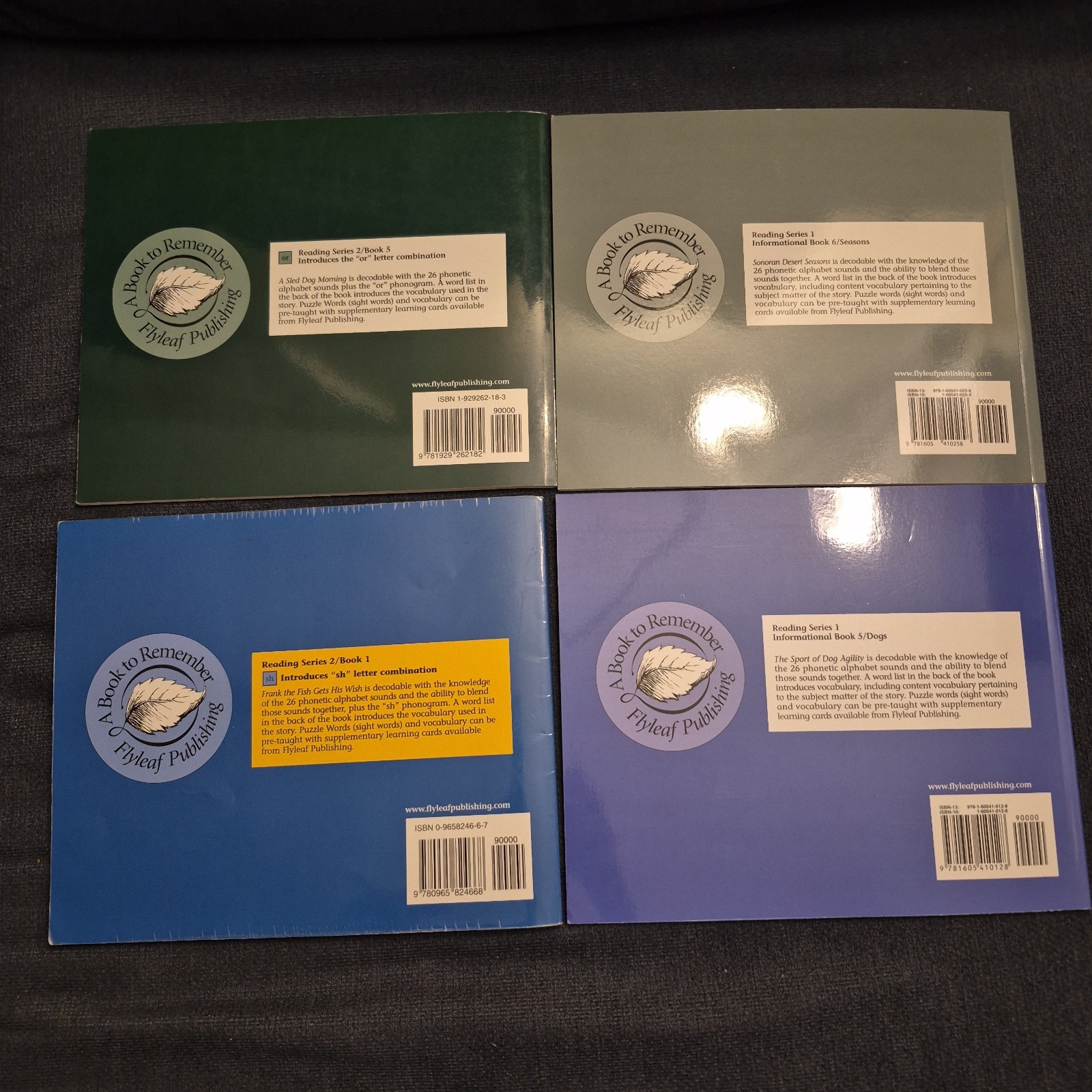 LOT OF 20 A BOOK TO REMEMBER FLYLEAF PUBLISHING DECODABLE READING HOMESCHOOL