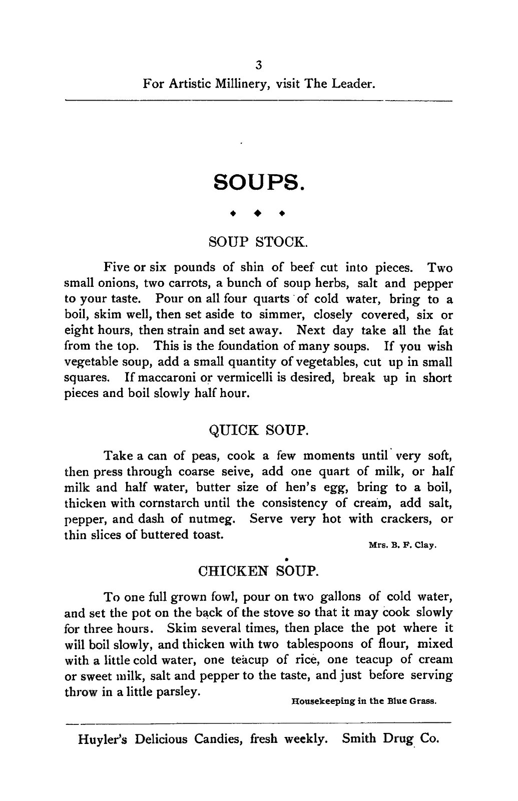 1905 Practical High Altitude Vintage Cook Book 75 Pages