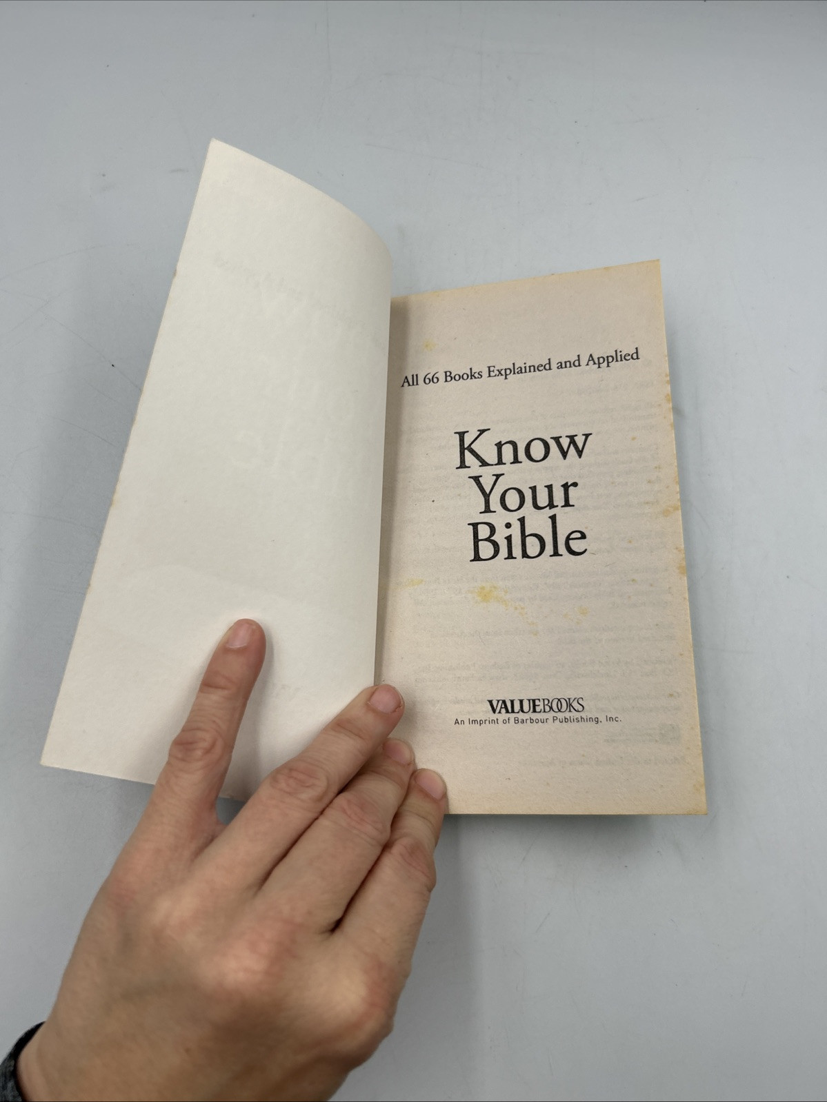Know Your Bible : All 66 Books Explained and Applied by Paul Kent (2008, Mass…
