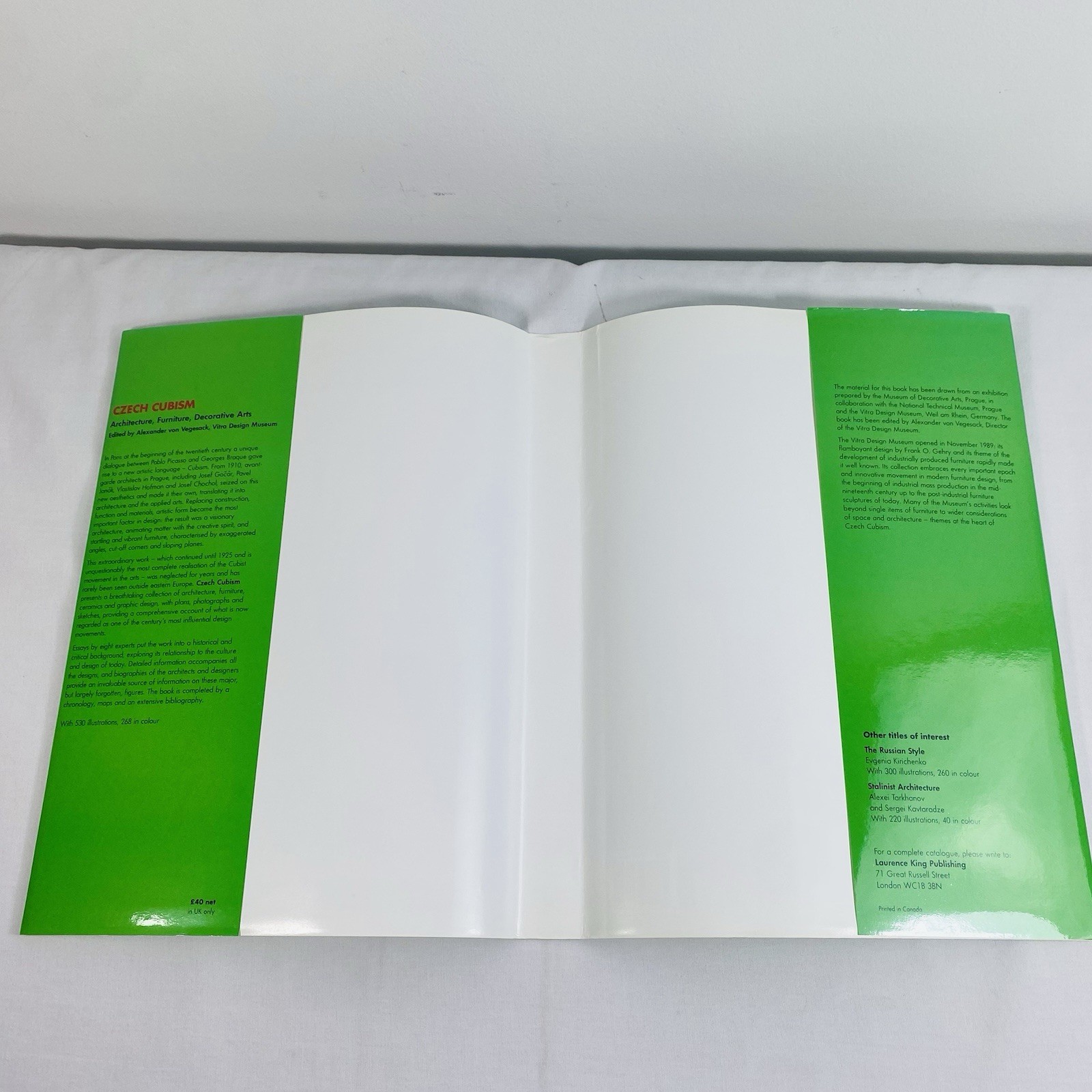 Czech Cubism: Architecture, Furniture, Decorative Arts, 1910-1925 – Hardcover