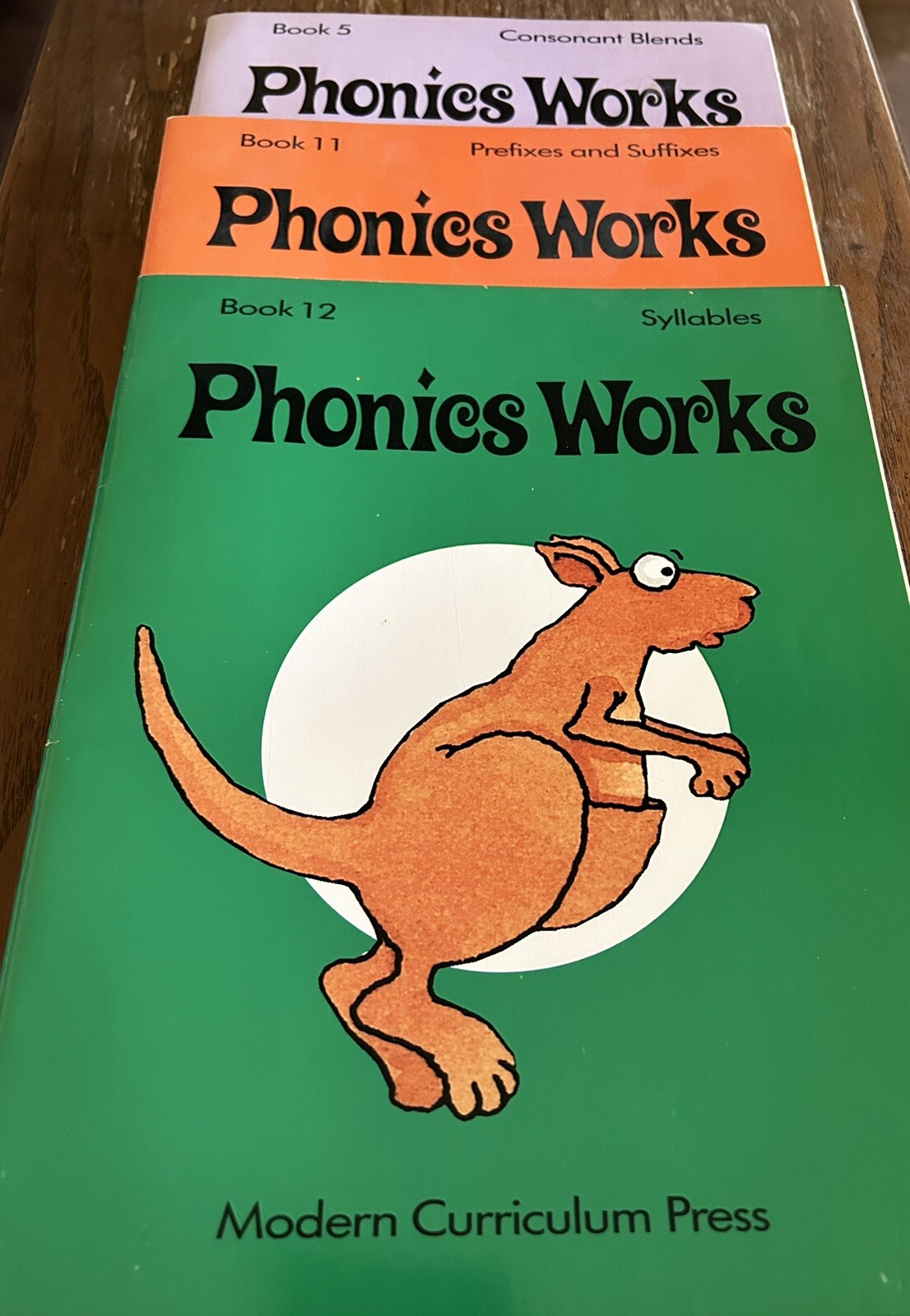 Modern Curriculum Press Phonics Works Books 5+11+12 Prefixes Syllables Blends