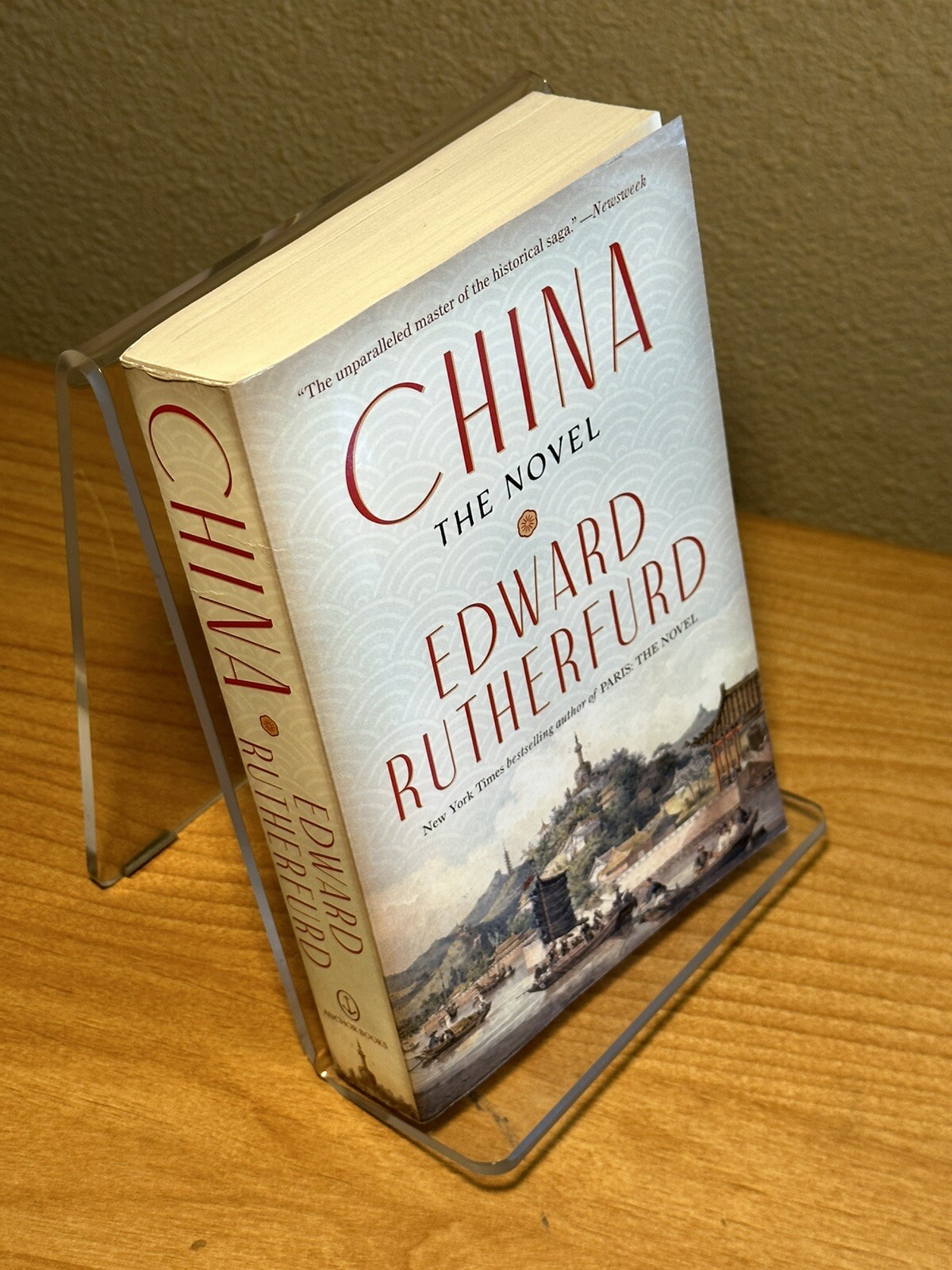 China: The Novel by Edward Rutherfurd (1st Printing 2021 Trade Paperback Vintage
