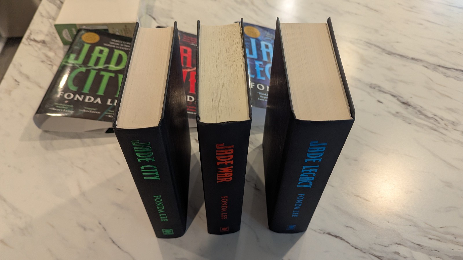SIGNED Fonda Lee Green Bone Saga HC 1st ed 6th/5th/4th printings