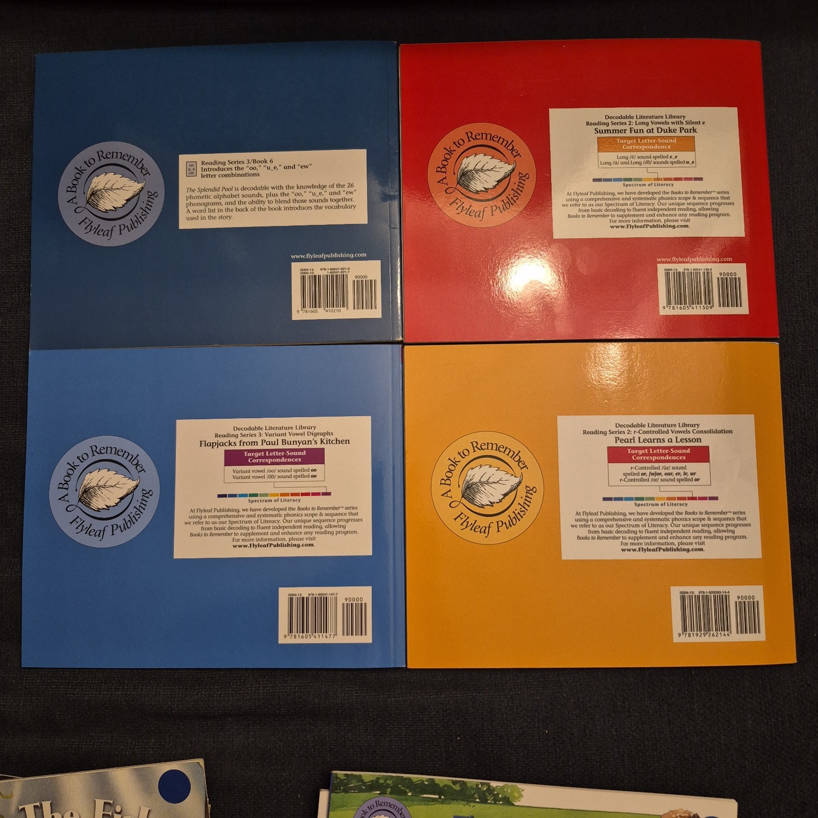 LOT OF 20 A BOOK TO REMEMBER FLYLEAF PUBLISHING DECODABLE READING HOMESCHOOL