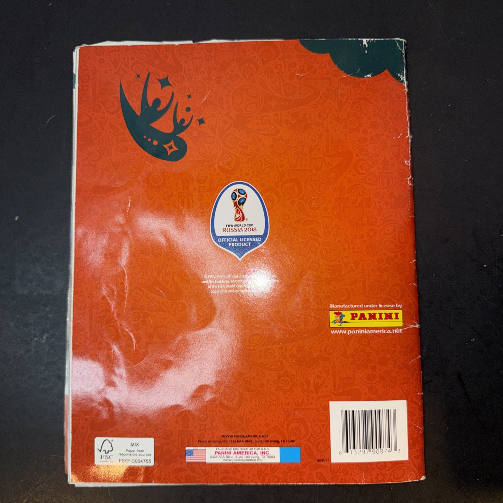 Panini Road to 2018 FIFA World Cup Russia Sticker Album w/ Stickers
