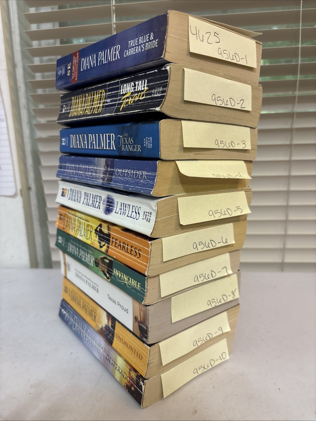 Lot of 10 – Diana Palmer – Western Romance – Long, Tall Texans – Free Shipping