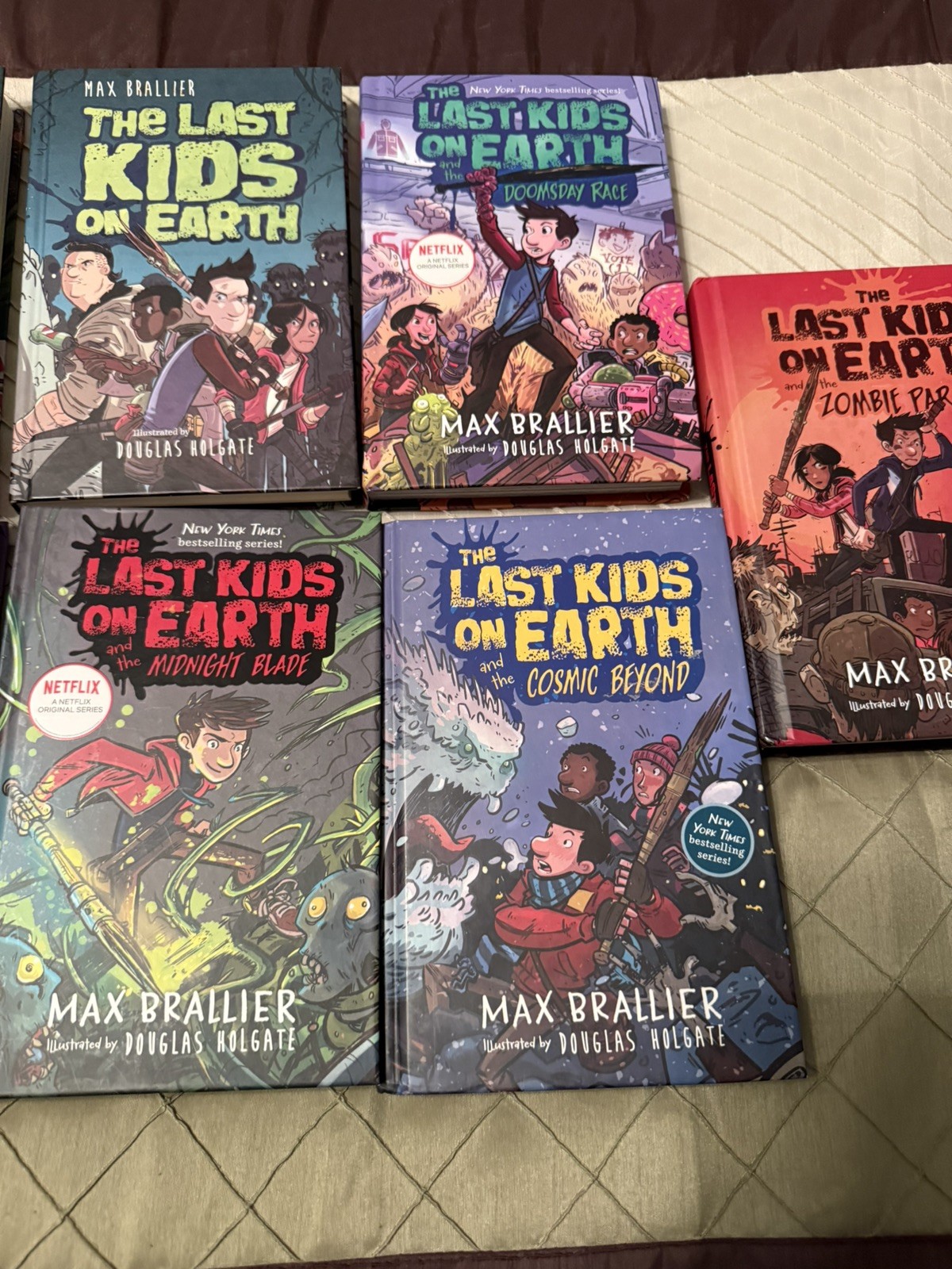 The Last Kids on Earth Book Hardcover LOT SET Of 7 Max Brallier Netflix Series