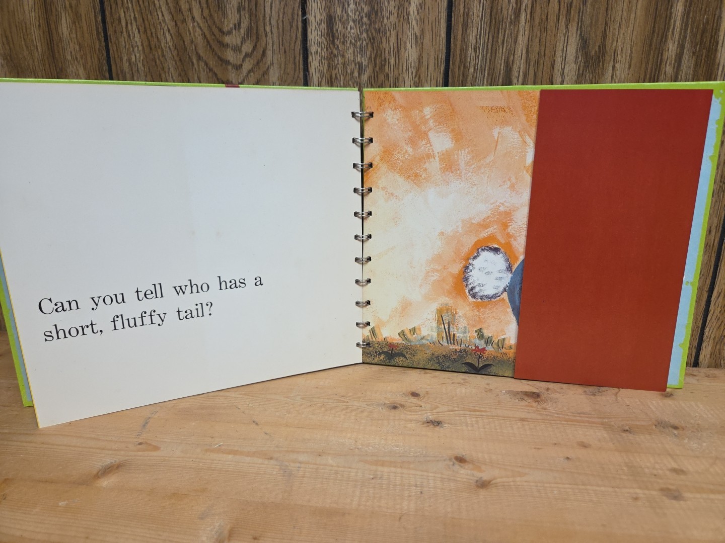 Vintage 1974 “TELLING TALES” Manipulative Book By Beth Clure & Helen Rumsey