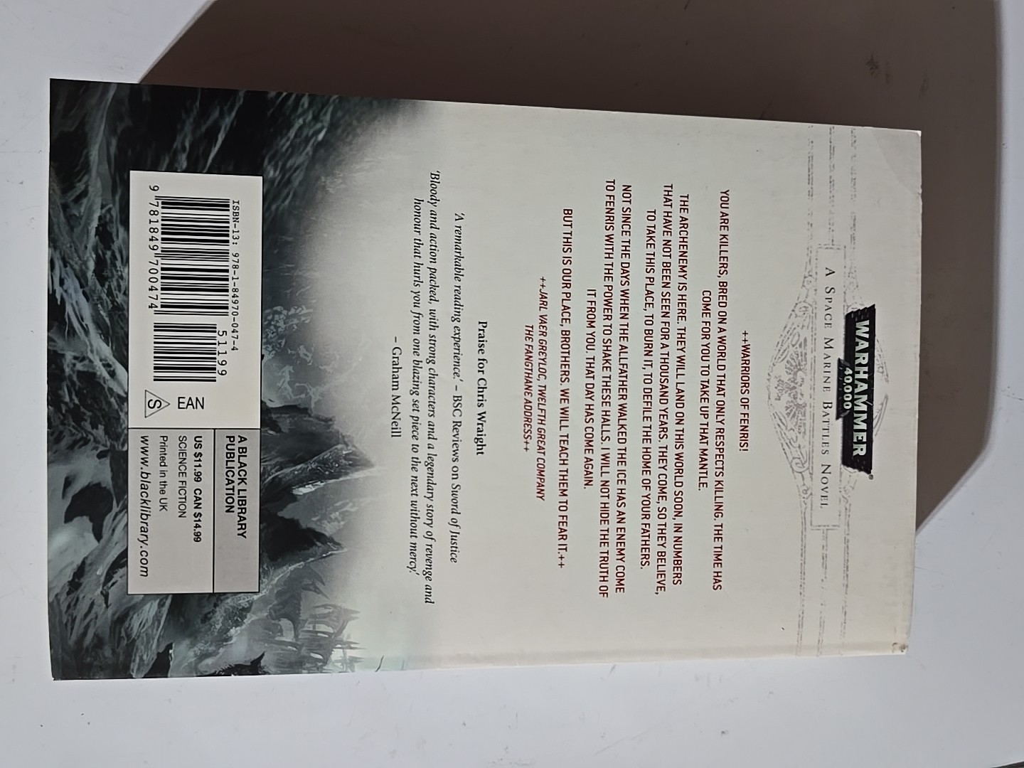 Battle of the Fang by Chris Wraight (11, PB) Warhammer Black Library
