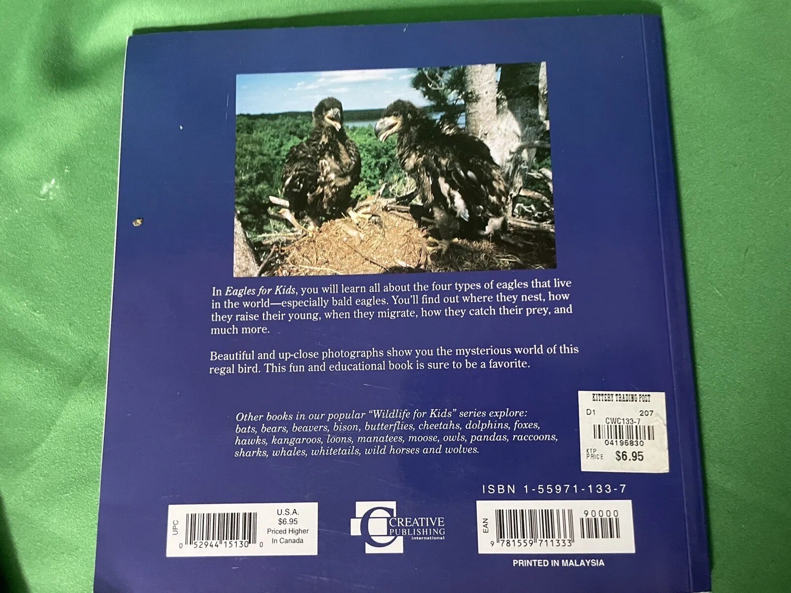 Wildlife for Kids Ser.: Eagles for Kids by Charlene Gieck (1991, Trade…