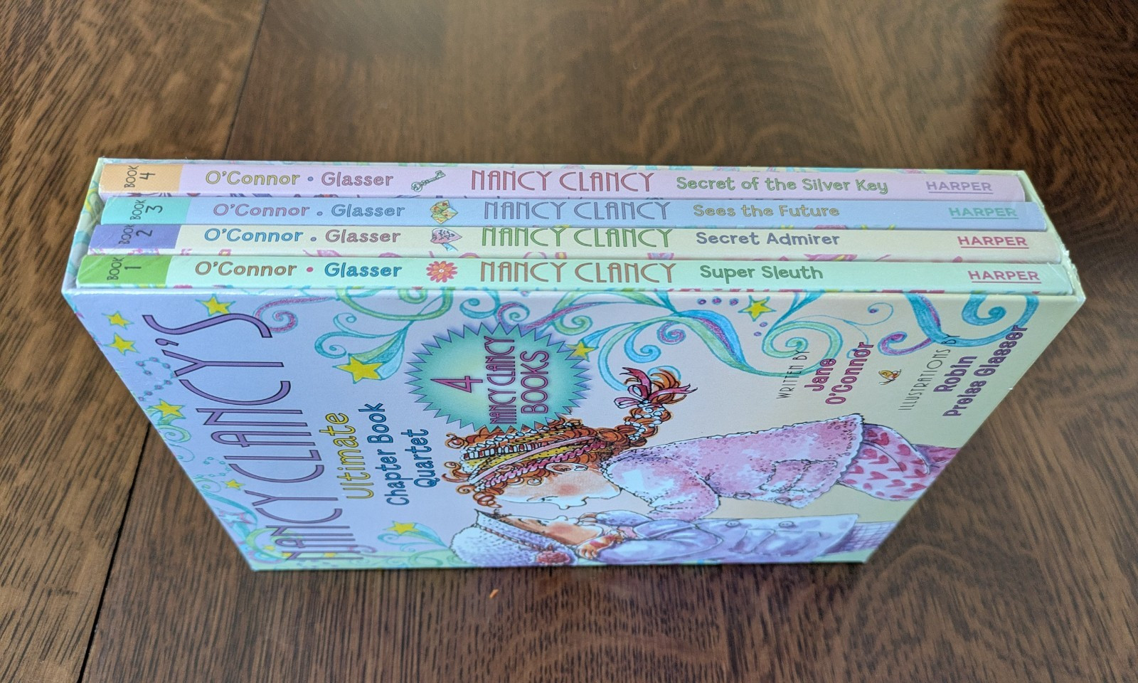 Jane O’Connor Fancy Nancy Clancy Chapter Books Boxed 1-4 NEW Rec. Ages 6-10