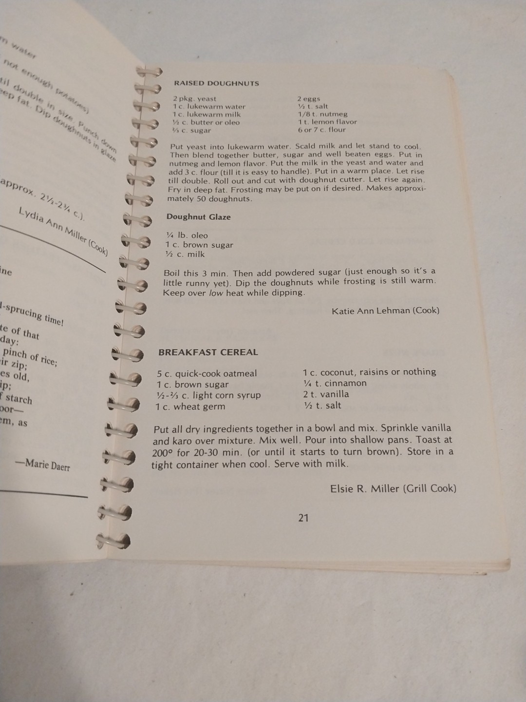 Amish Country Cookbook Volume 1 Revised 1979 Das Dutchman Essenhaus Spiral Dutch
