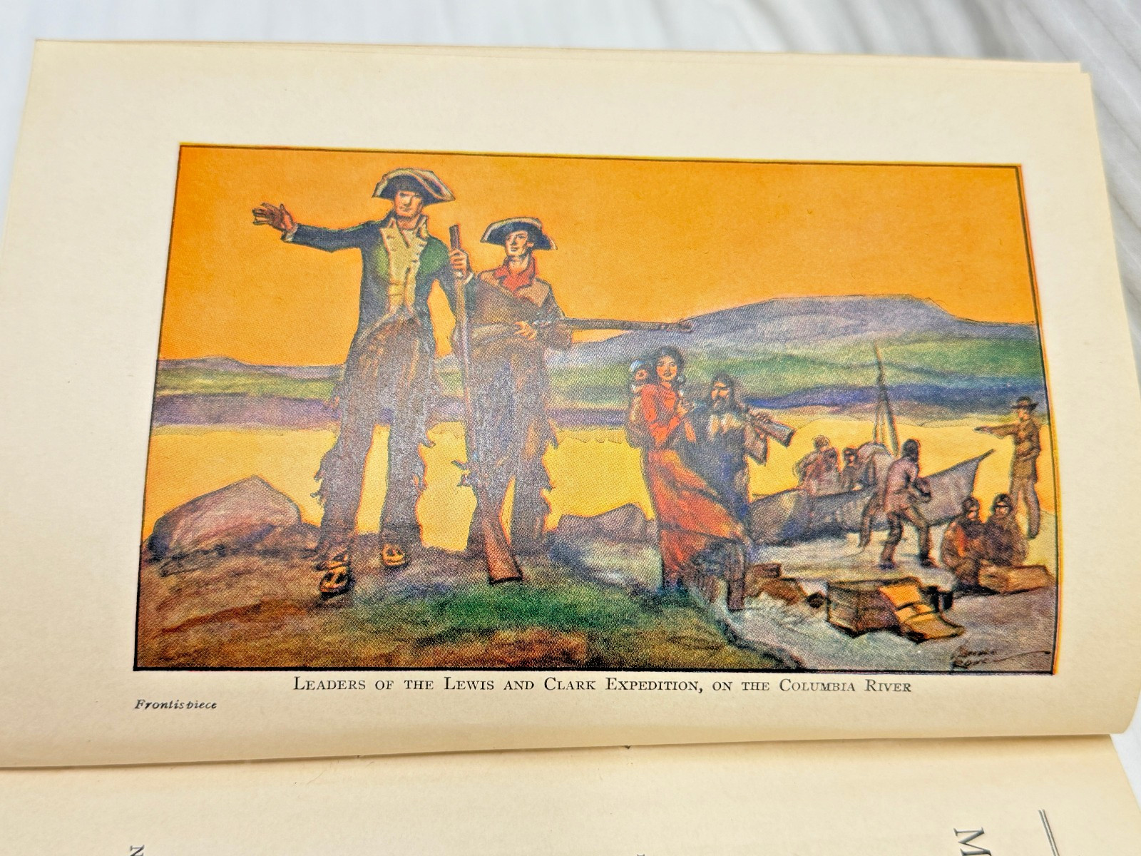 Vintage History Of America Maker’s Of Our Nation Hard Cover 1939 School Book