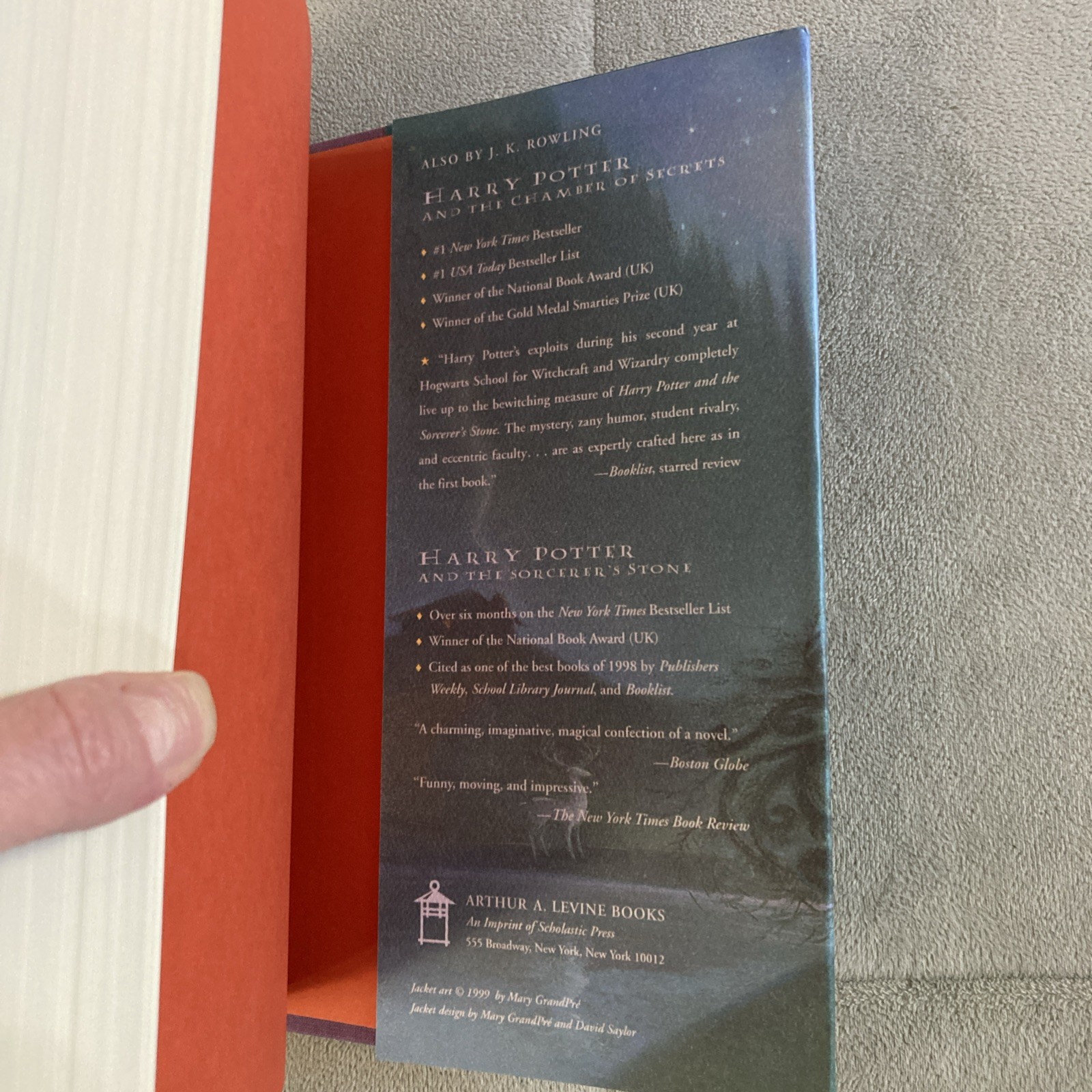 Harry Potter and the Prisoner of Azkaban -J.K. Rowling-1st Am. Edition-Misprint