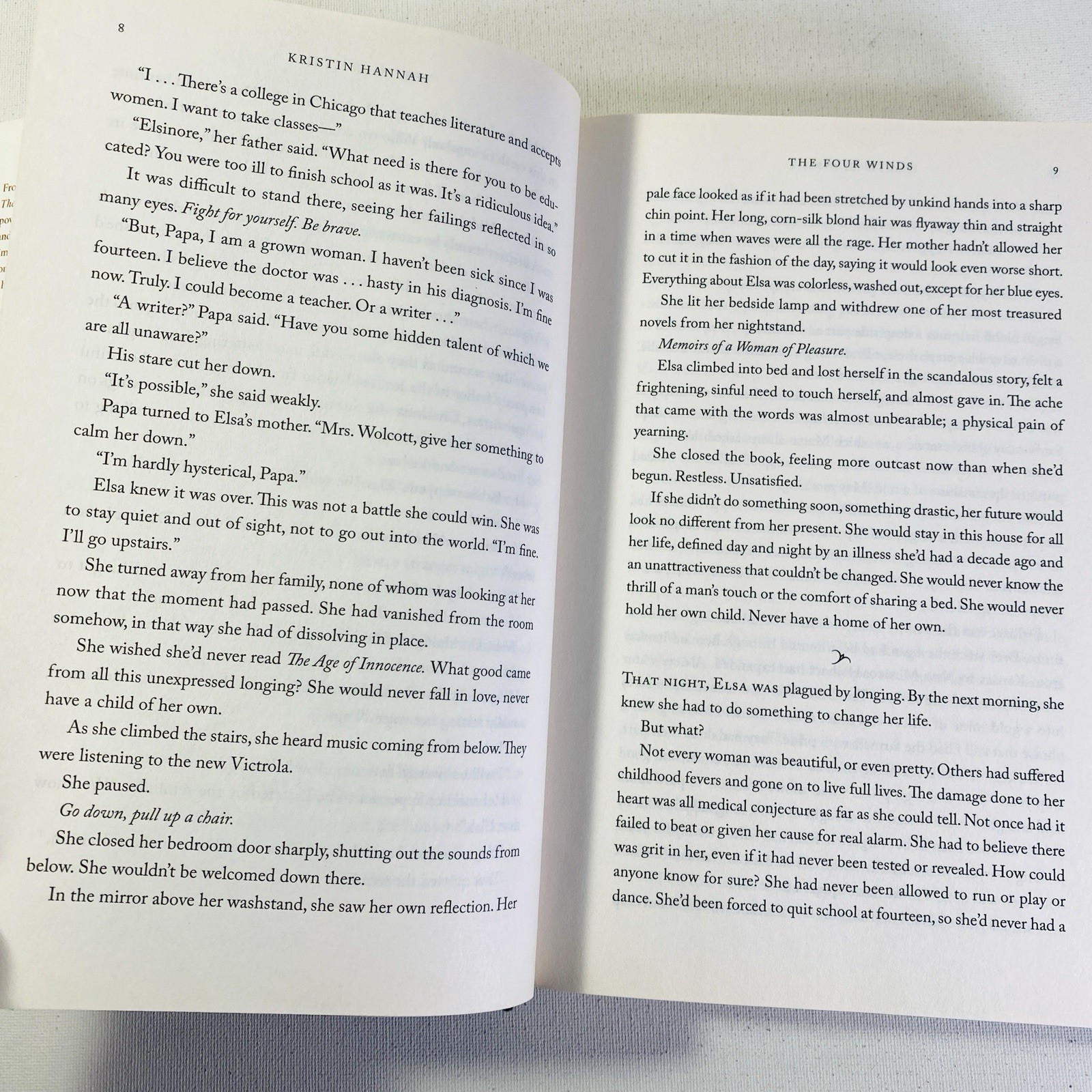The Four Winds by Kristin Hannah (2021, Hardcover)