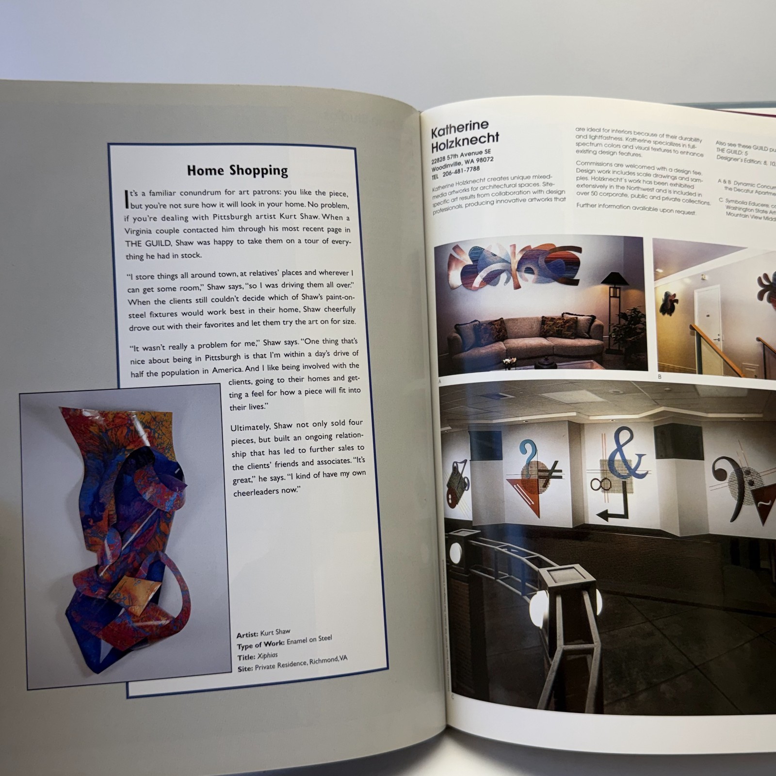 The Guild 12 Designer Sourcebook Art for the Wall Furniture Accessories 1997 HC