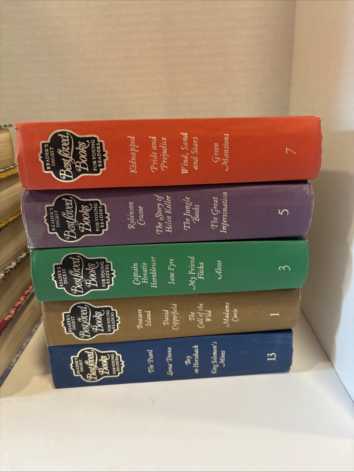 Reader’s Digest Best Loved Books For Young Readers, HC, Asst. Lots Of 5, Decor