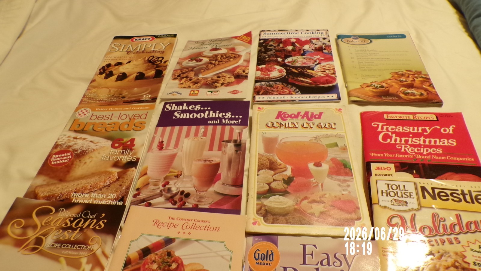 Over 30 Vintage Recipe Magazine Booklets-Holiday Gifts from a Jar,Kraft Desserts
