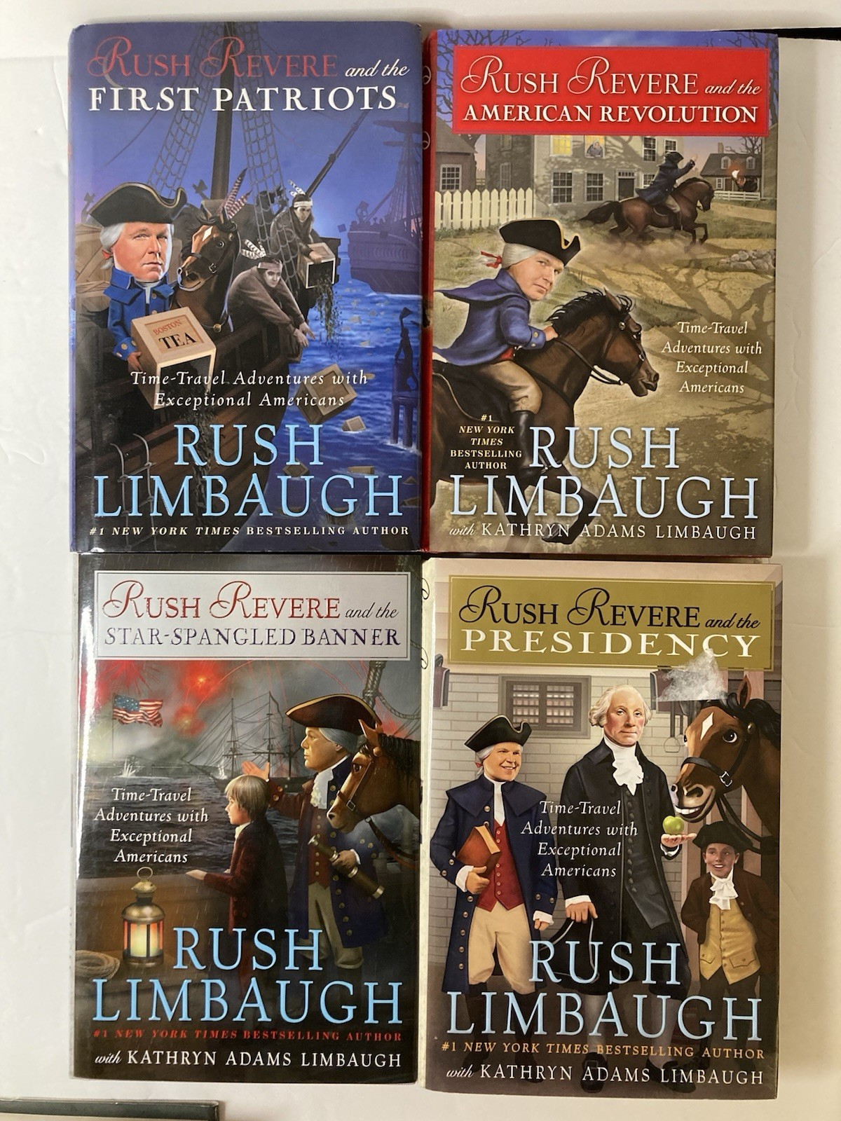 Rush Revere Complete Book Set Limbaugh Illustrated American History Hardcover DJ
