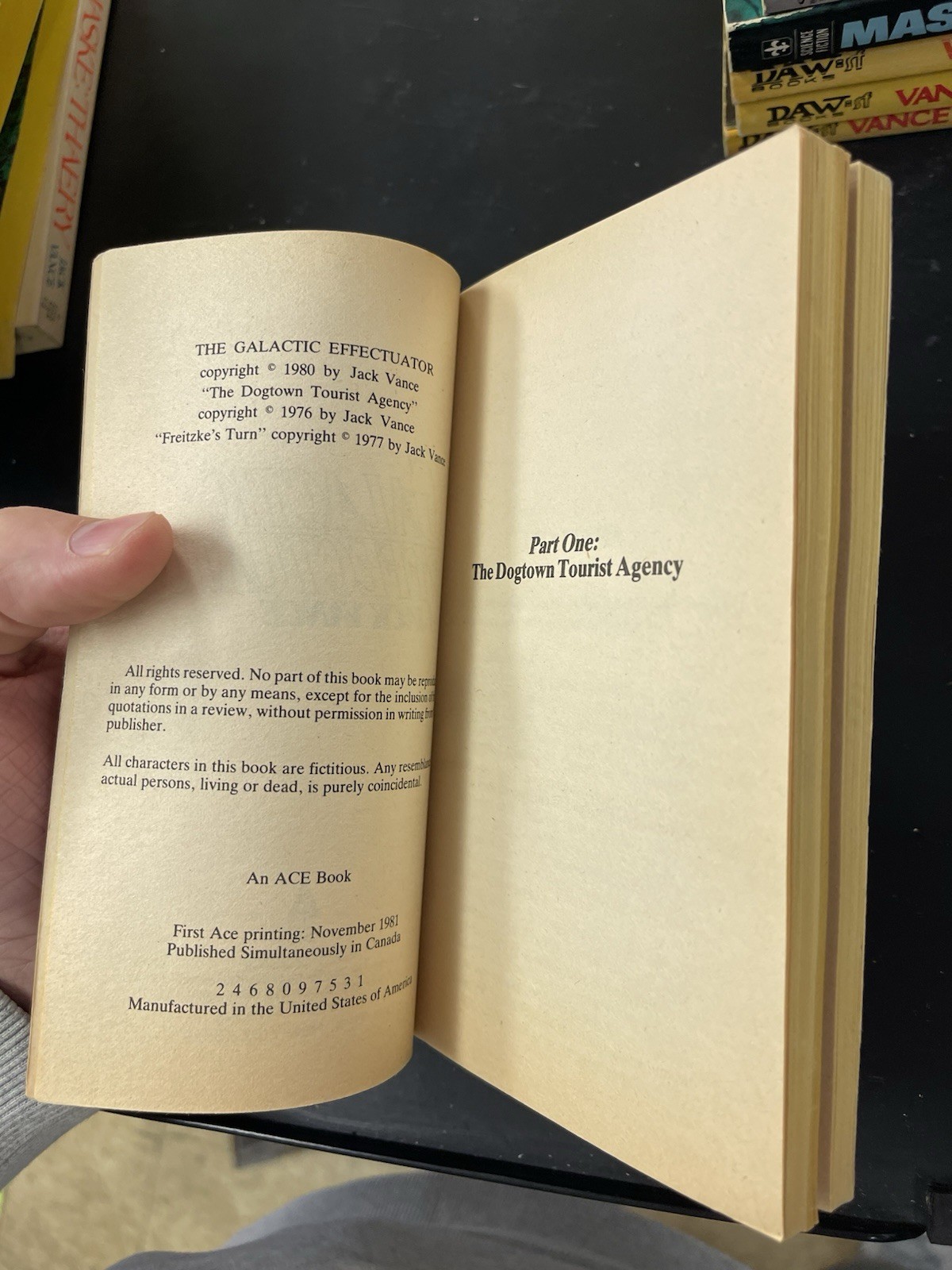Jack Vance Paperbacks (DAW, EARLY PRINTS, RARE FINDS, SAVE ON SHIPPING)