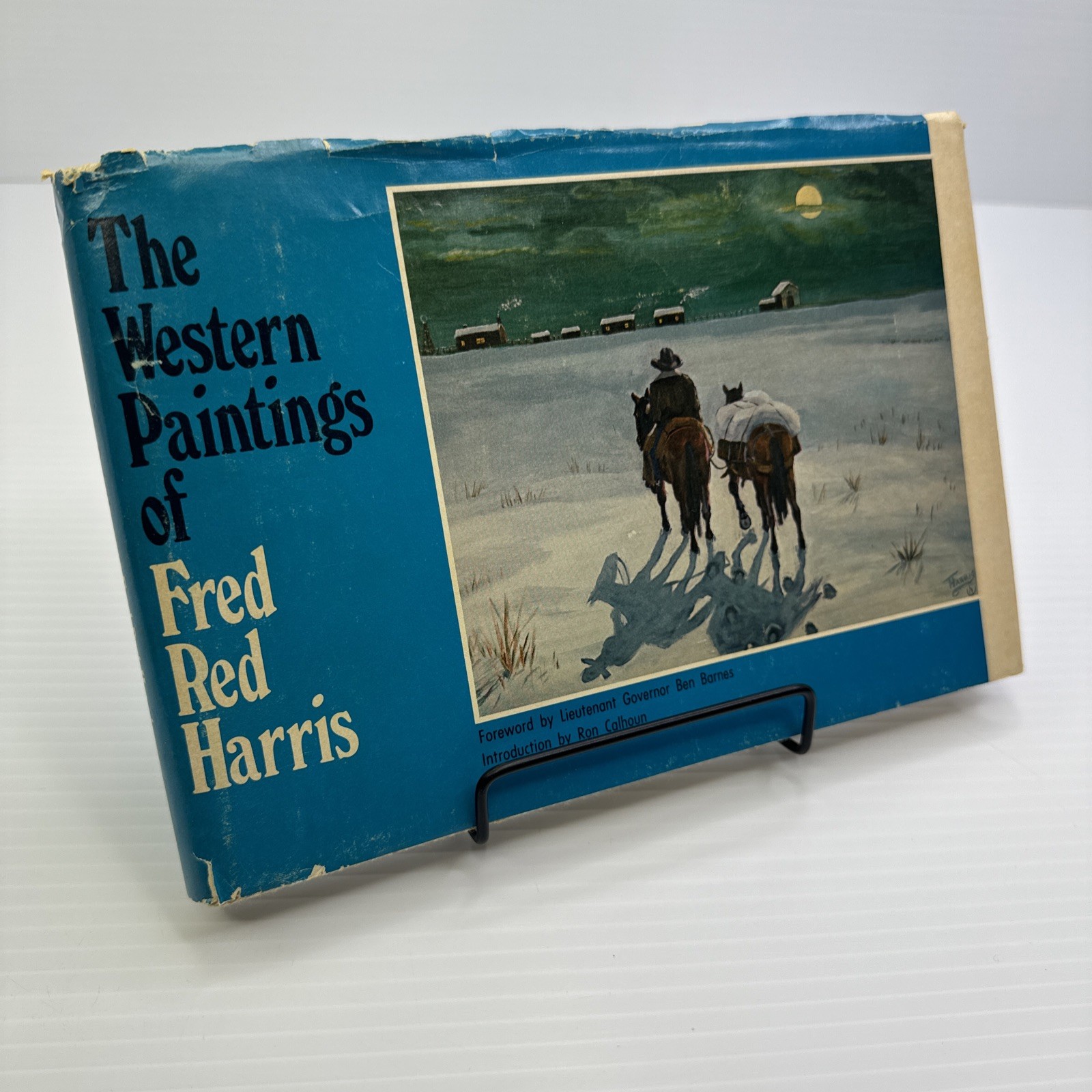 The Western Paintings of Fred Red Harris Signed! 1971 Limited ED Taylor Publish