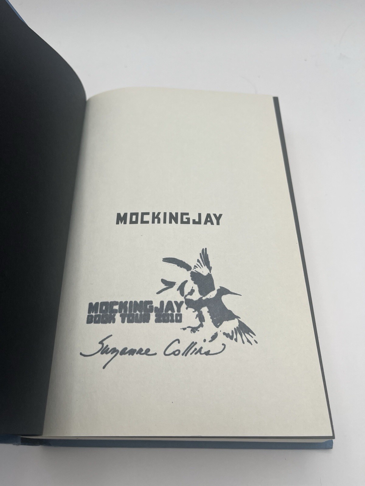Mockingjay by Suzanne Collins (Stamped /signed, 1st print, DJ, Hunger Games)
