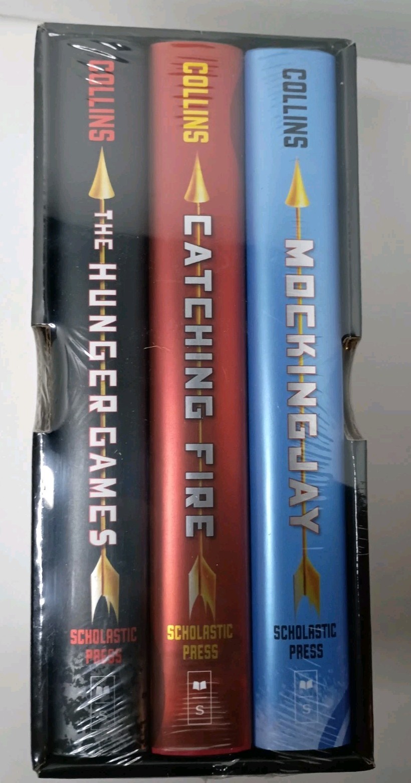 New Factory Sealed The Hunger Games Trilogy Book Hardcover Lot Box Set *READ*