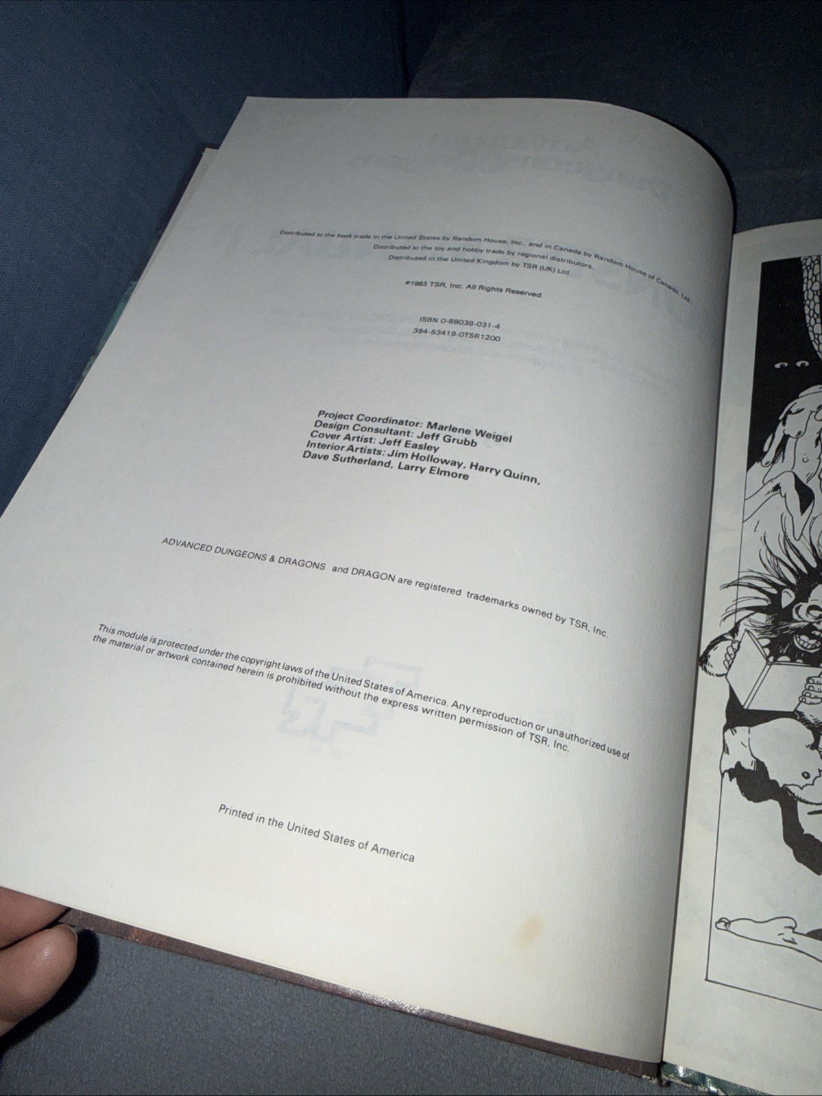 Monster Manual II AD&D #2016 Advanced Dungeons and Dragons 1983 TSR Hardcover