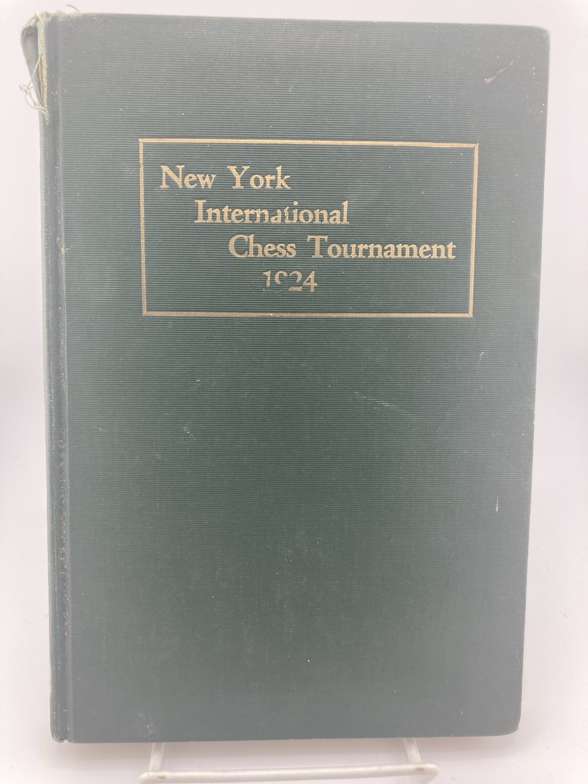 1924 New York International Chess Tournament Book-1925 Edition VG